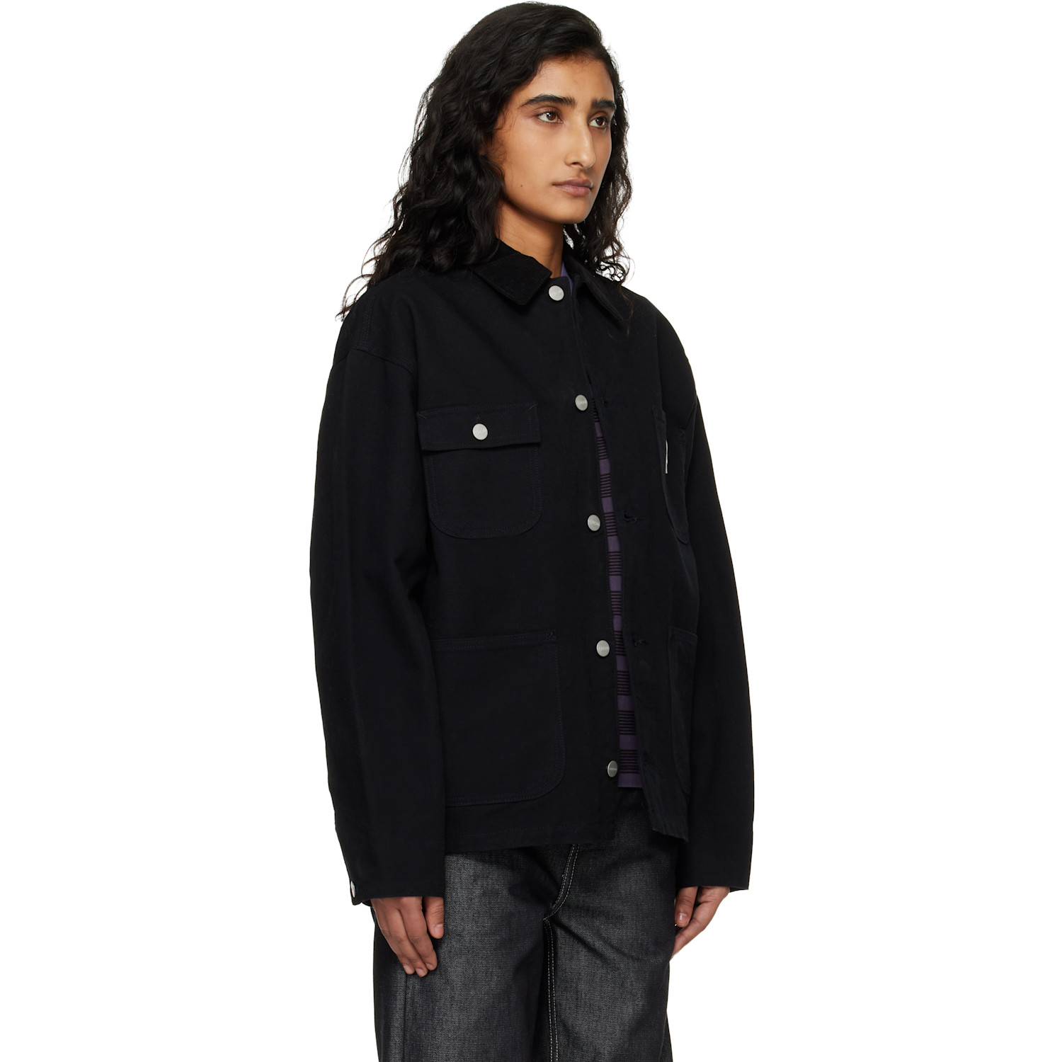  Carhartt Work In Progress Black Og Michigan Coat 
