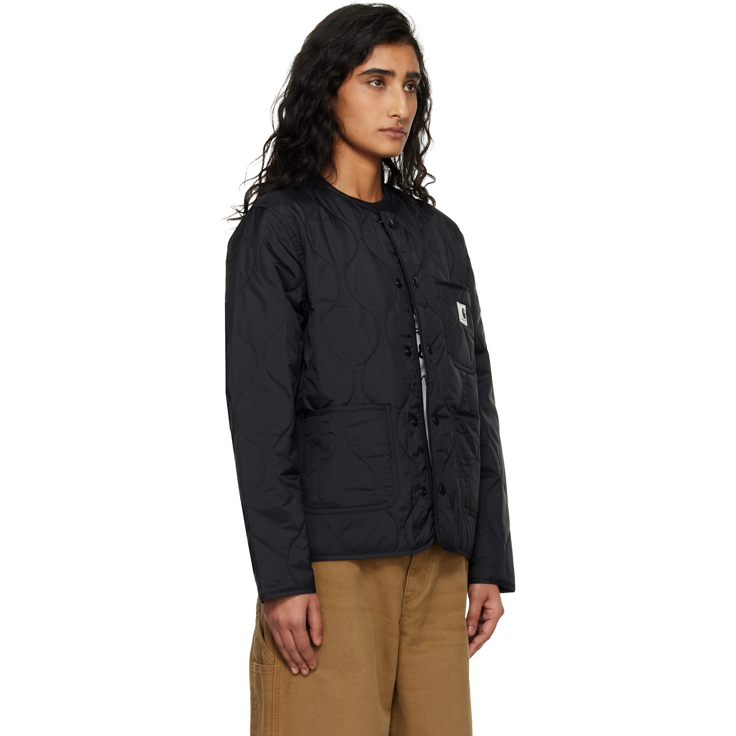  Carhartt Work In Progress Black Skyler Liner Jacket 