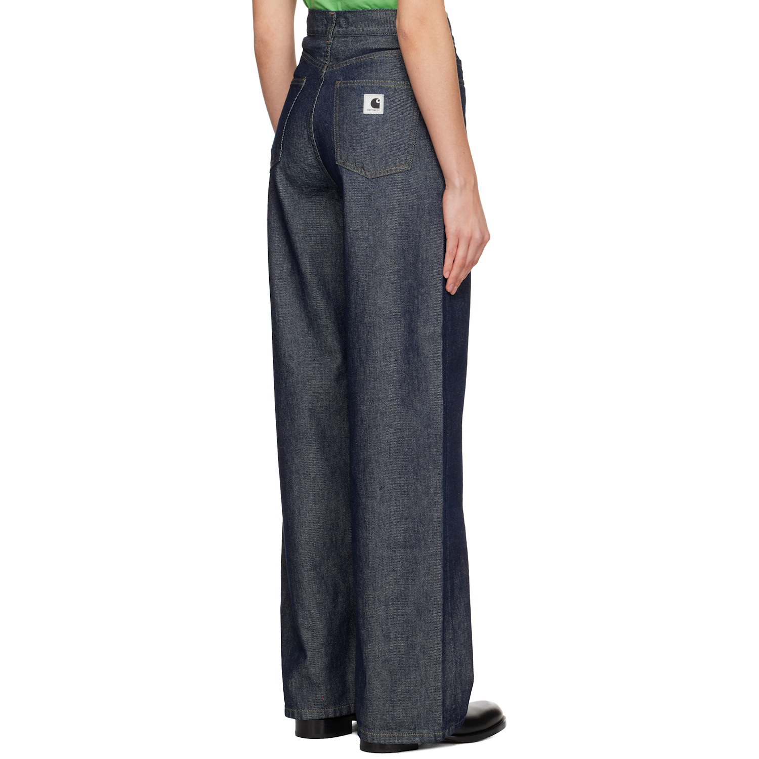  Carhartt Work In Progress Blue Denim Jane Jeans 