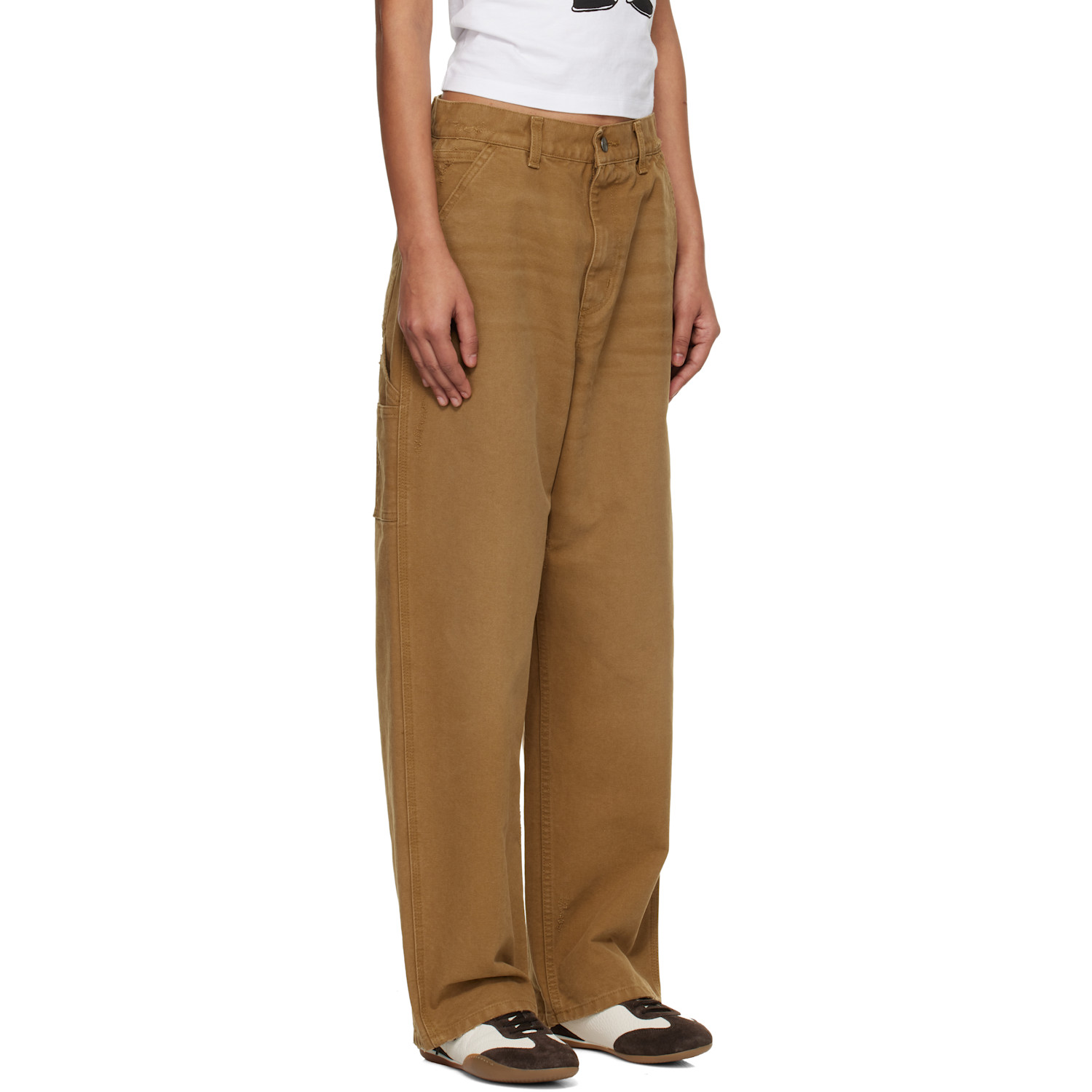  Carhartt Work In Progress Tan Brandon Single Knee Jeans 