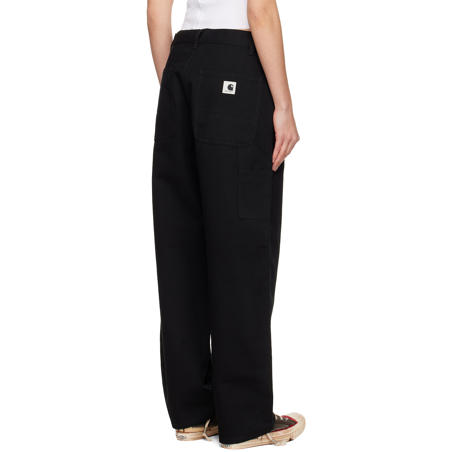 Carhartt Work In Progress Black Brandon Single Knee Trousers 
