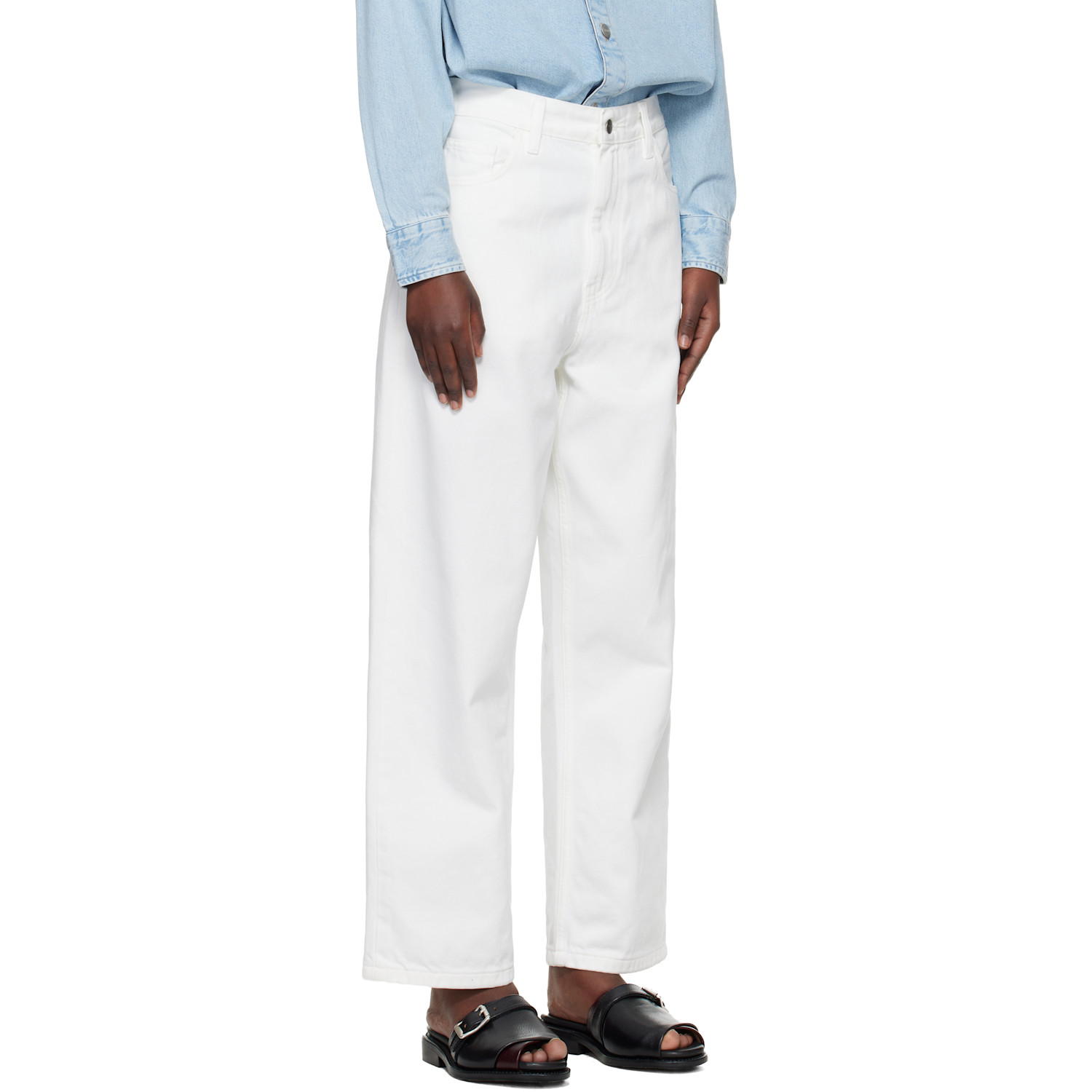  Carhartt Work In Progress White Brandon Jeans 