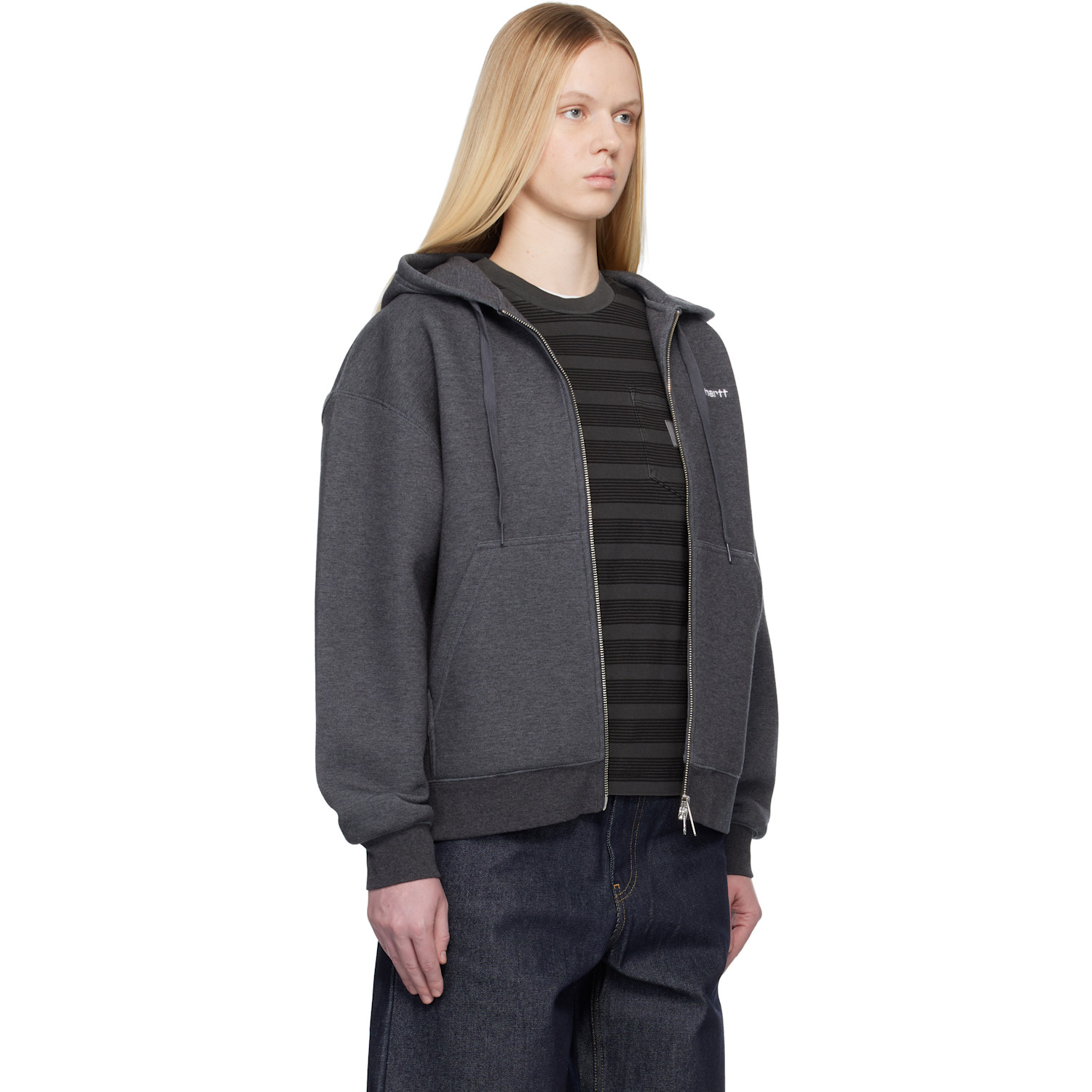  Carhartt Work In Progress Black Alda Hoodie 