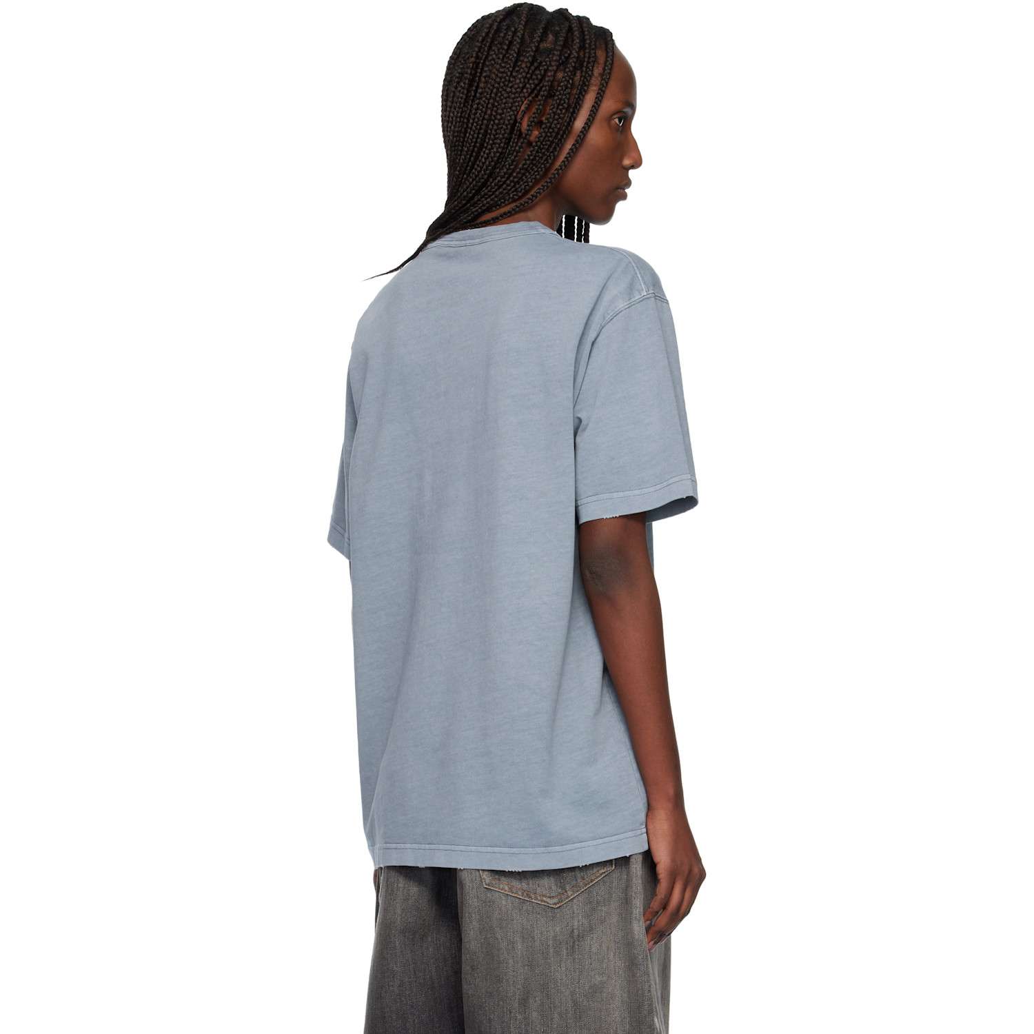  Carhartt Work In Progress Blue Torion Pocket T-shirt 