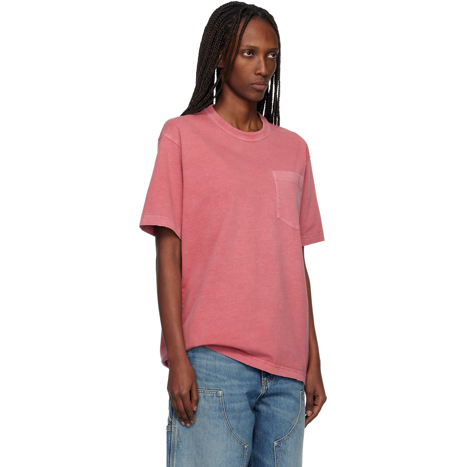  Carhartt Work In Progress Red Torion Pocket T-shirt 