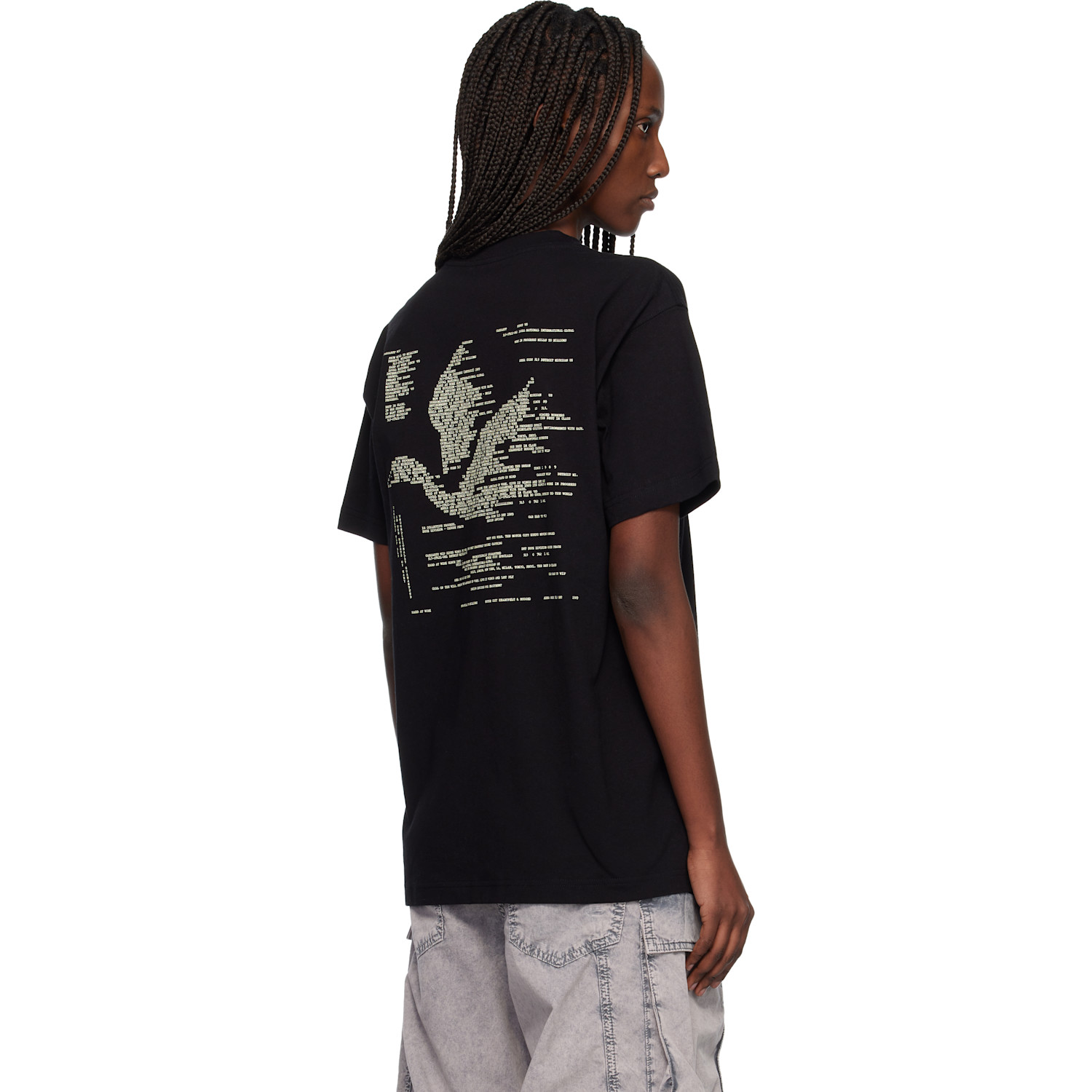  Carhartt Work In Progress Black Punched T-shirt 