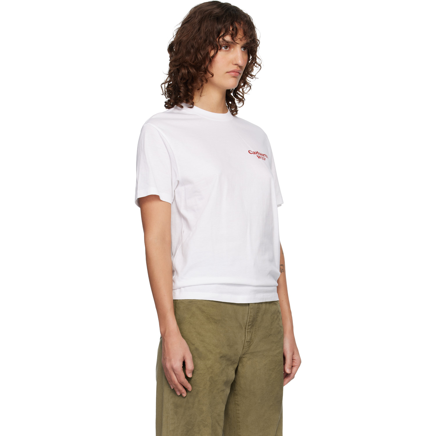  Carhartt Work In Progress White Spoiled T-shirt 