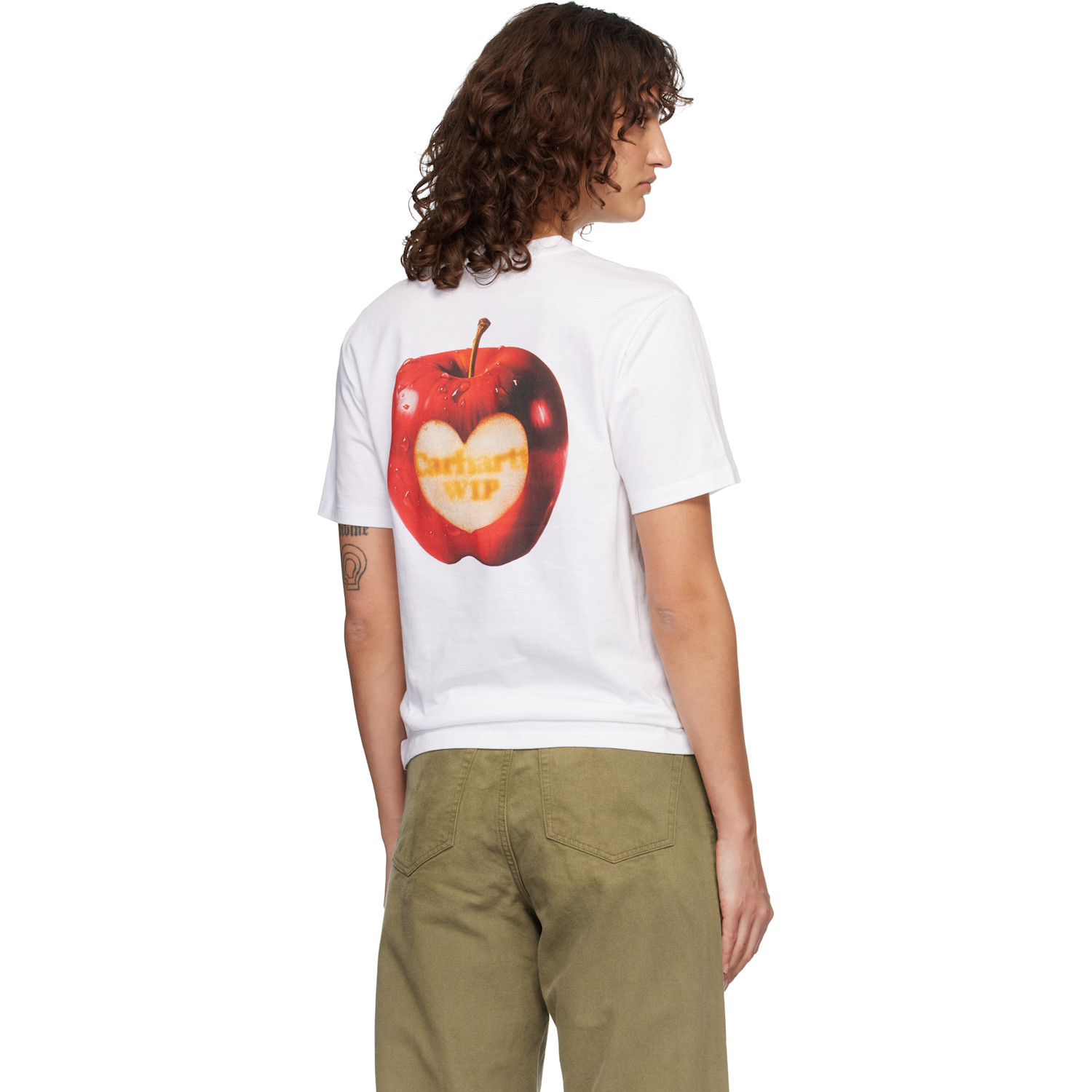  Carhartt Work In Progress White Spoiled T-shirt 