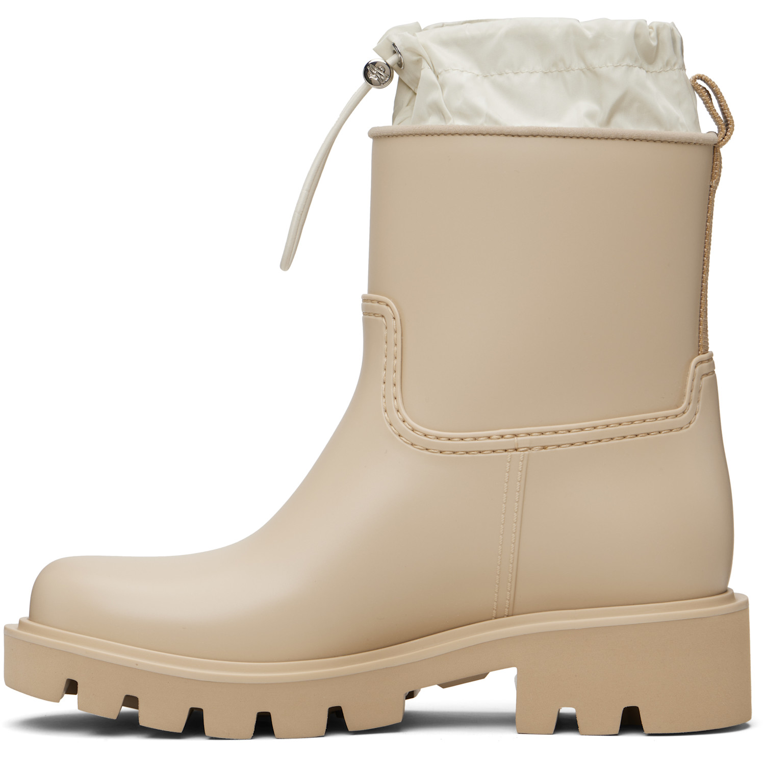  Moncler Beige Kickstream Rain Boots 