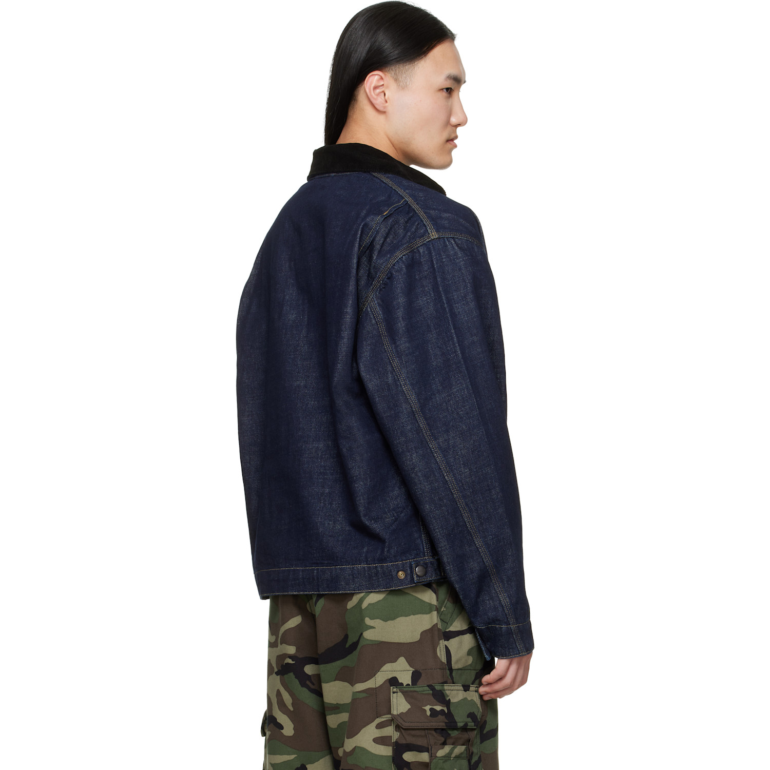  Carhartt Work In Progress Blue Og Detroit Denim Jacket 