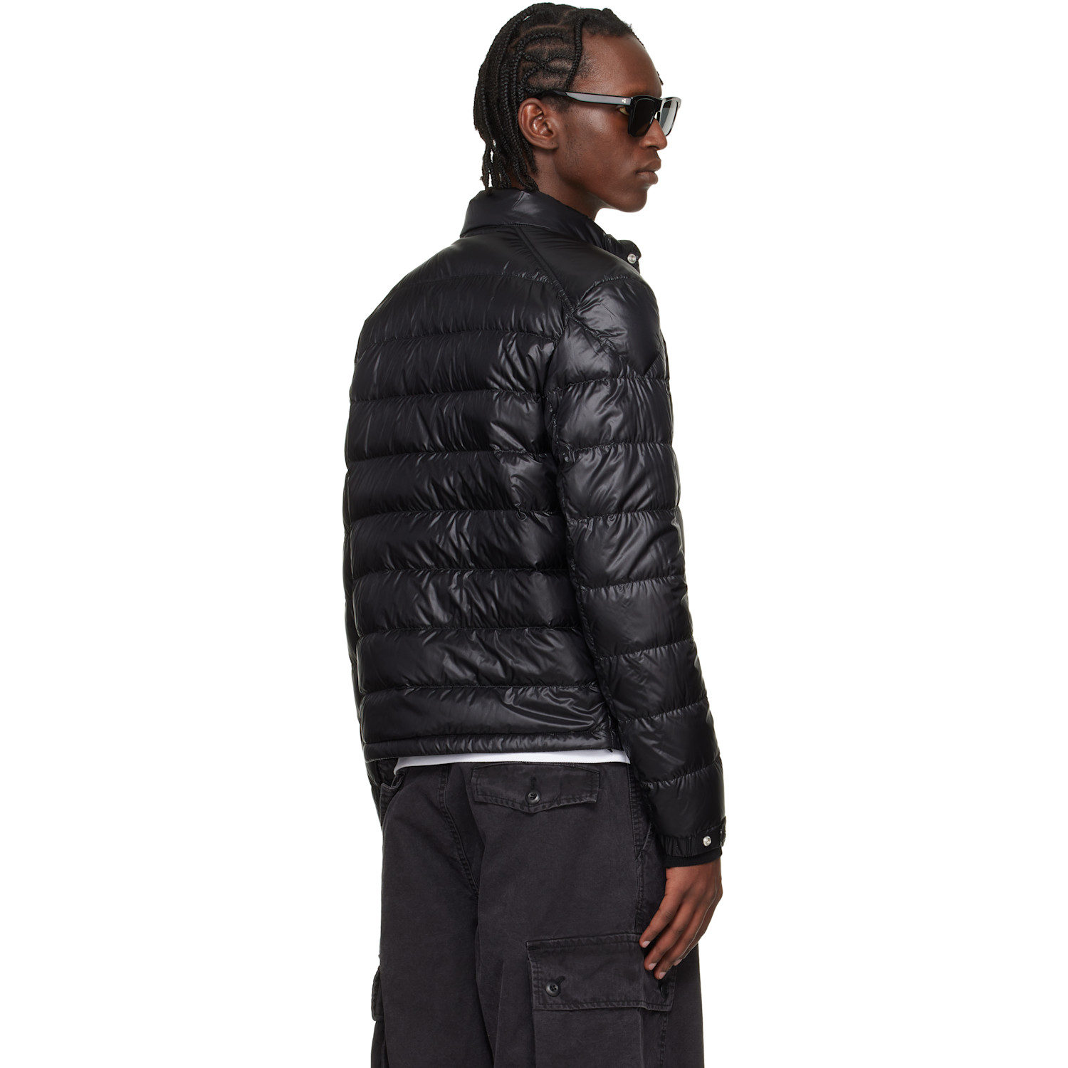  Moncler Black Selves Short Down Jacket 