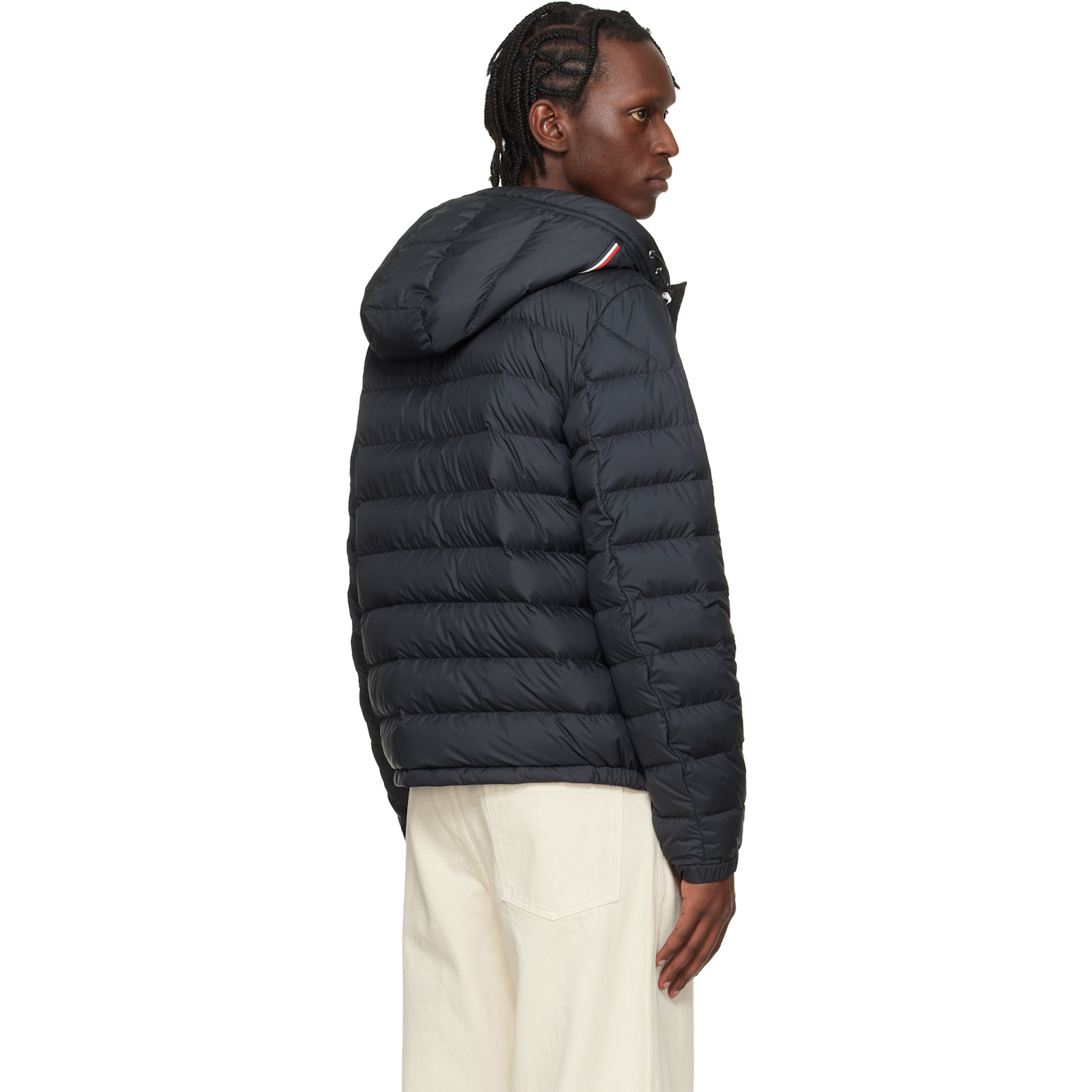  Moncler Black Vermeille Hooded Short Down Jacket 