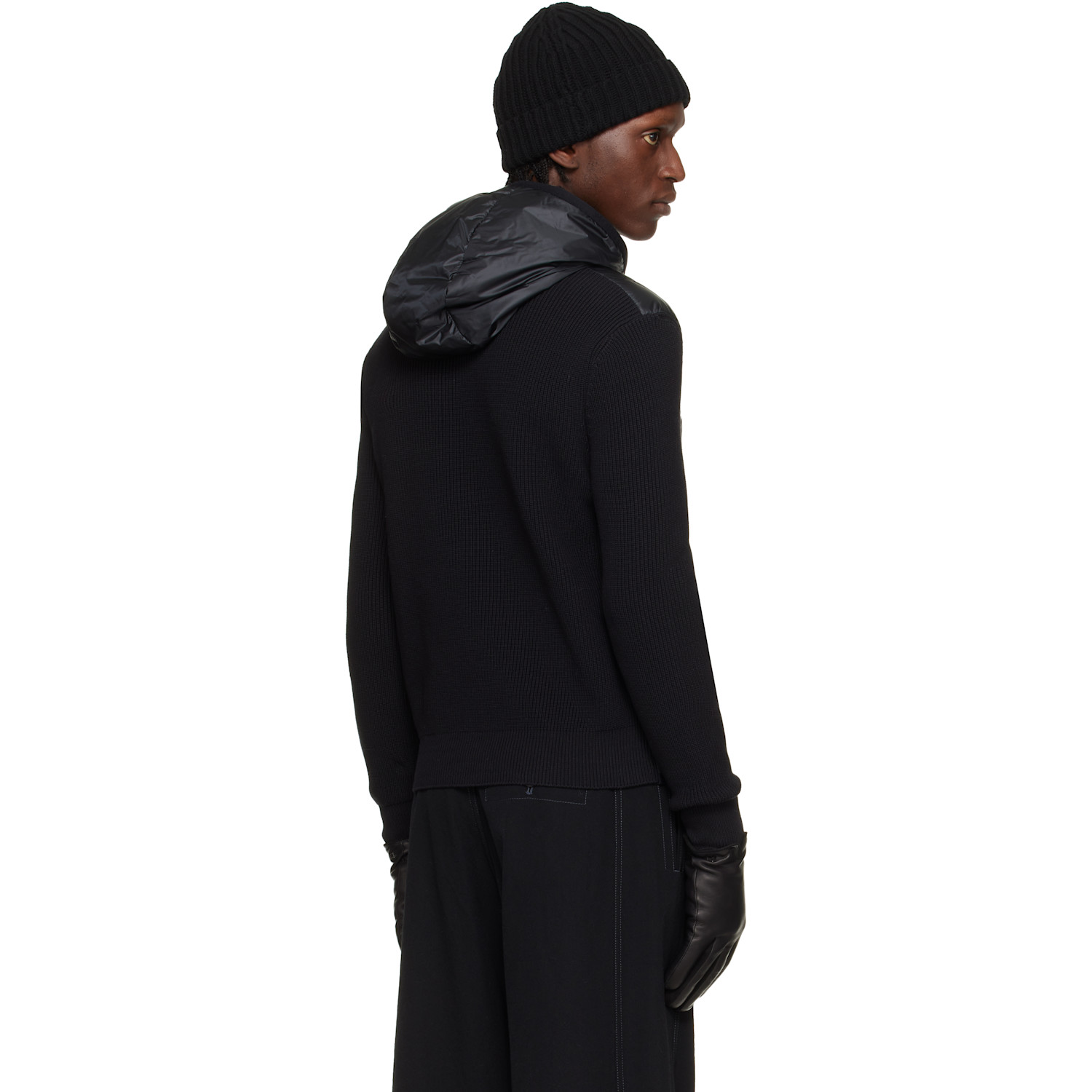  Moncler Black Archivio Cardigan Down Jacket 
