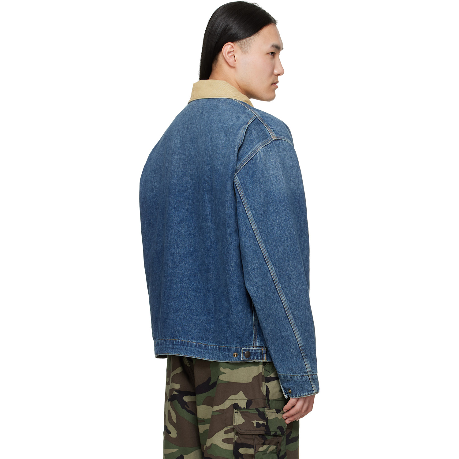  Carhartt Work In Progress Blue Og Detroit Denim Jacket 
