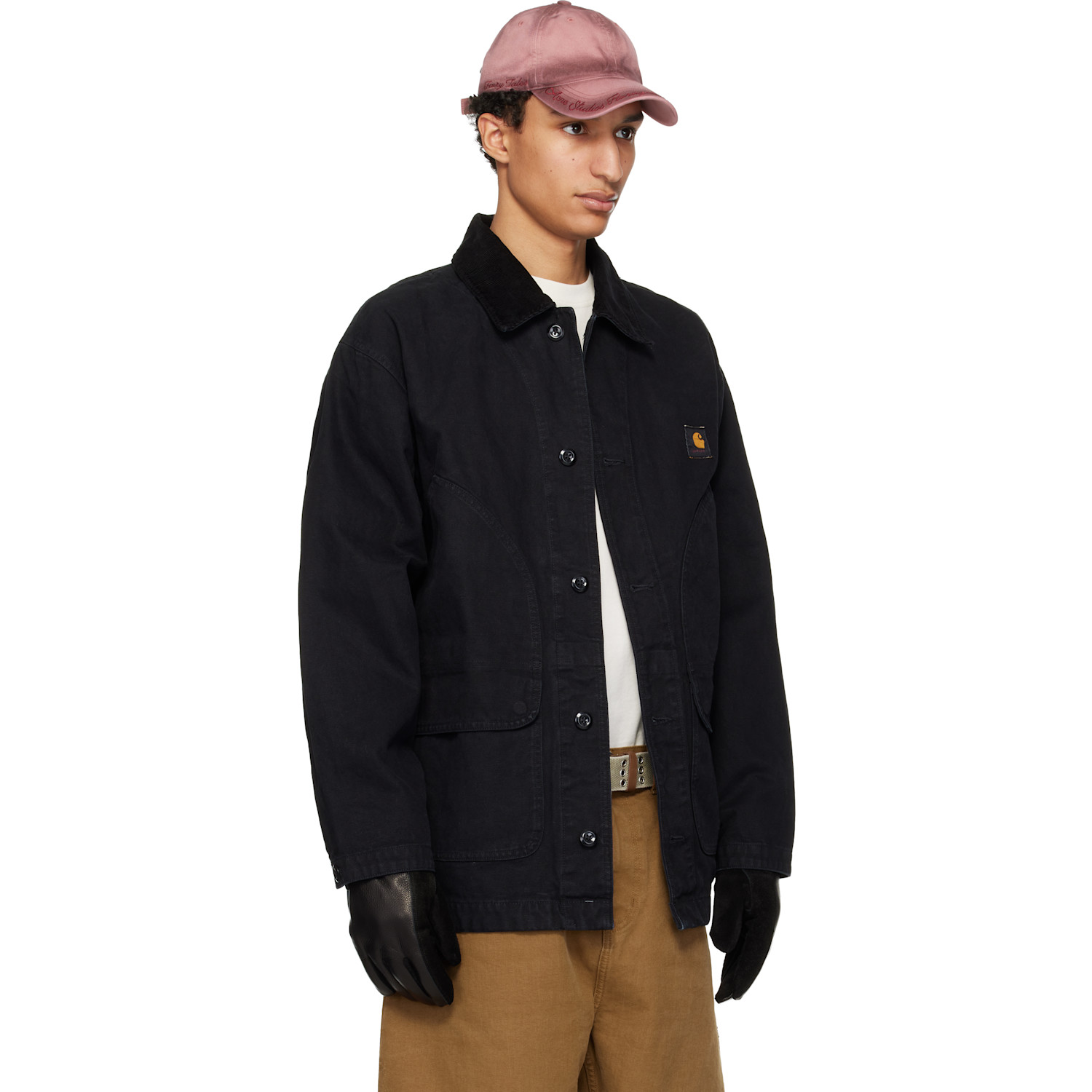  Carhartt Work In Progress Black Prescott Jacket 