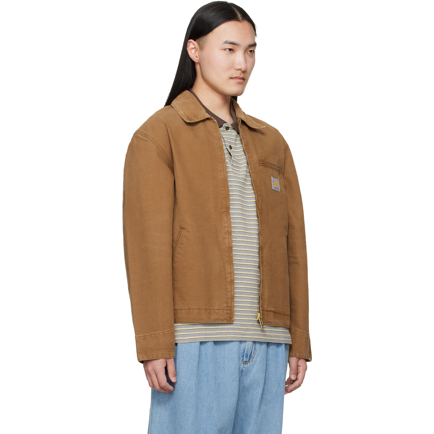  Carhartt Work In Progress Tan Detroit Jacket 