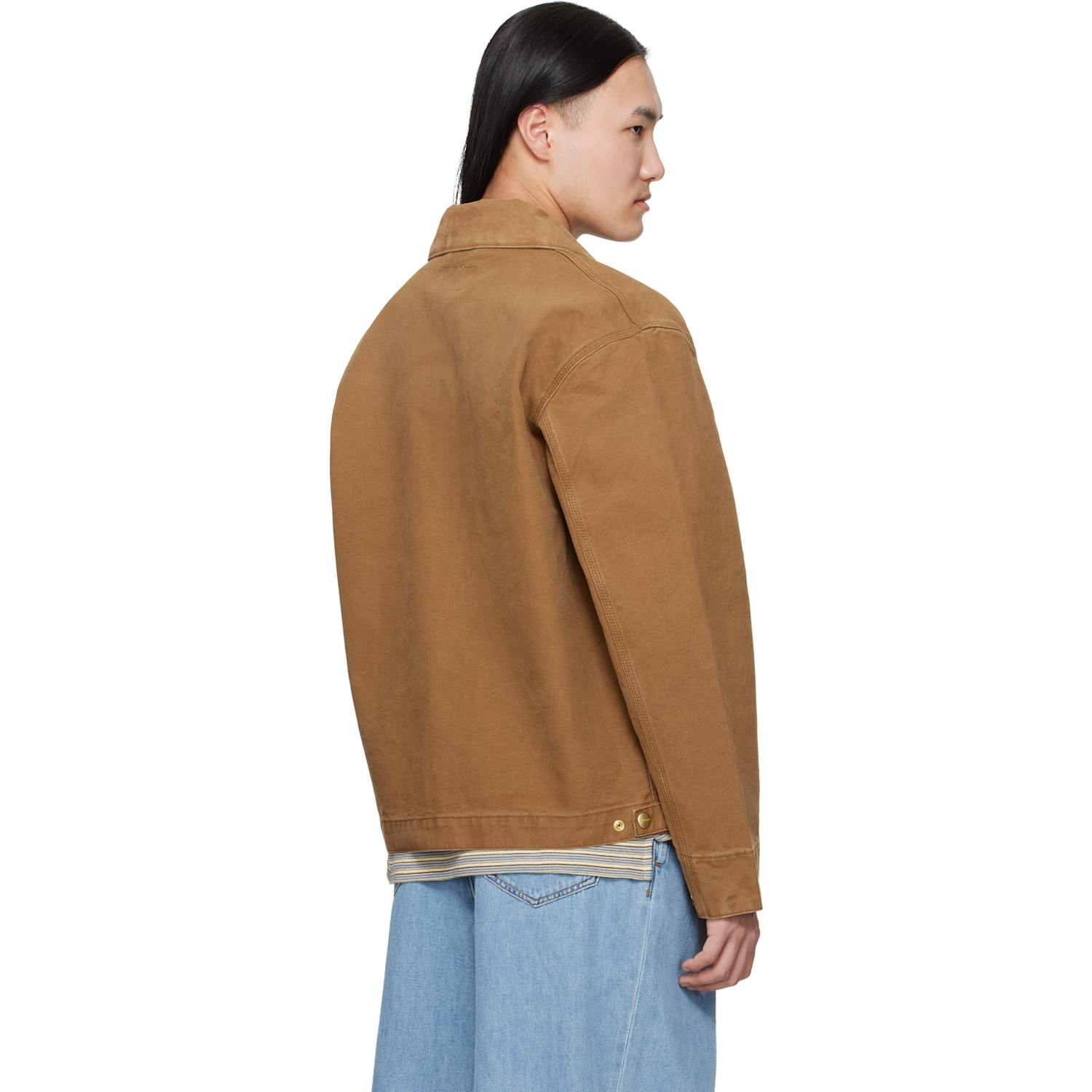  Carhartt Work In Progress Tan Detroit Jacket 