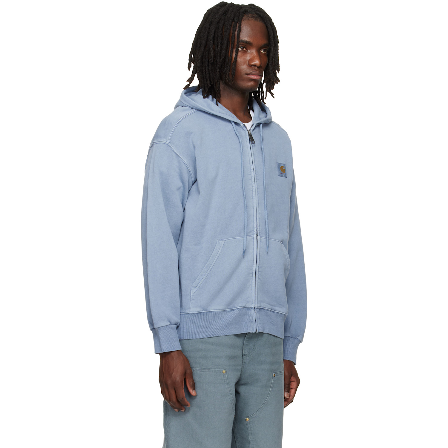  Carhartt Work In Progress Blue Nelson Hoodie 