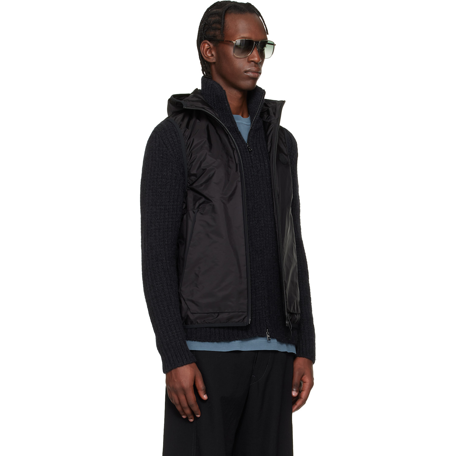  Moncler Black Moretan Vest 