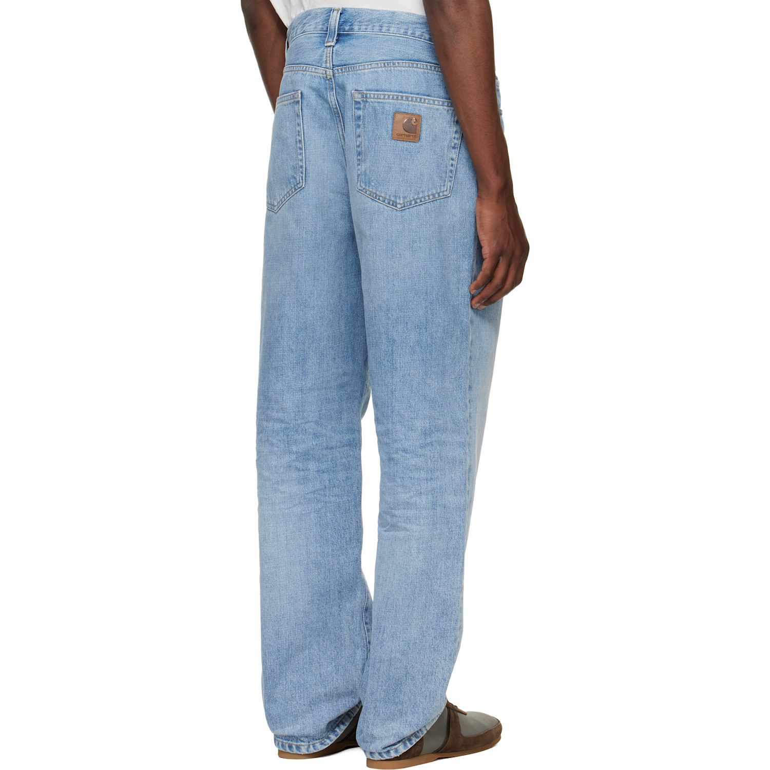  Carhartt Work In Progress Blue Aaron Jeans 