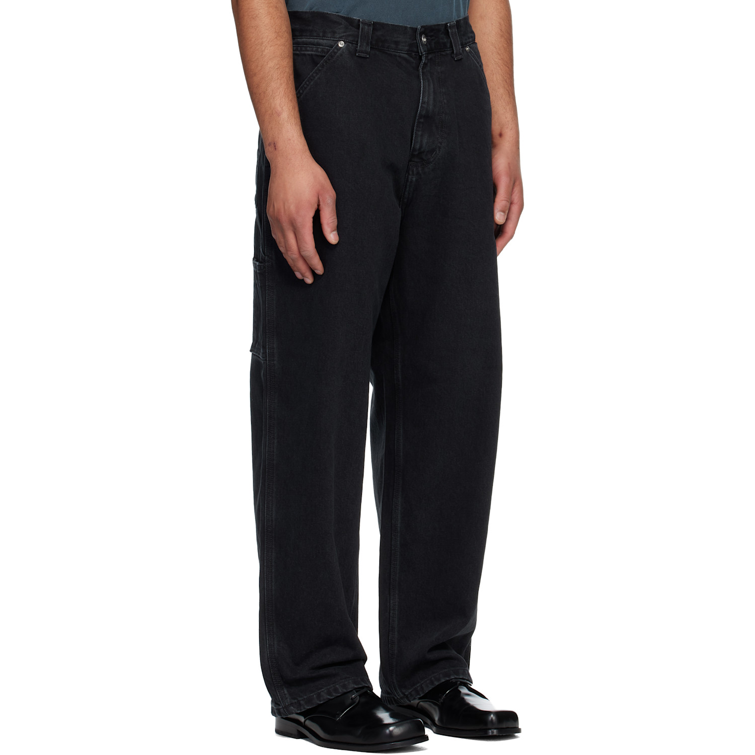  Carhartt Work In Progress Black Belmont Jeans 