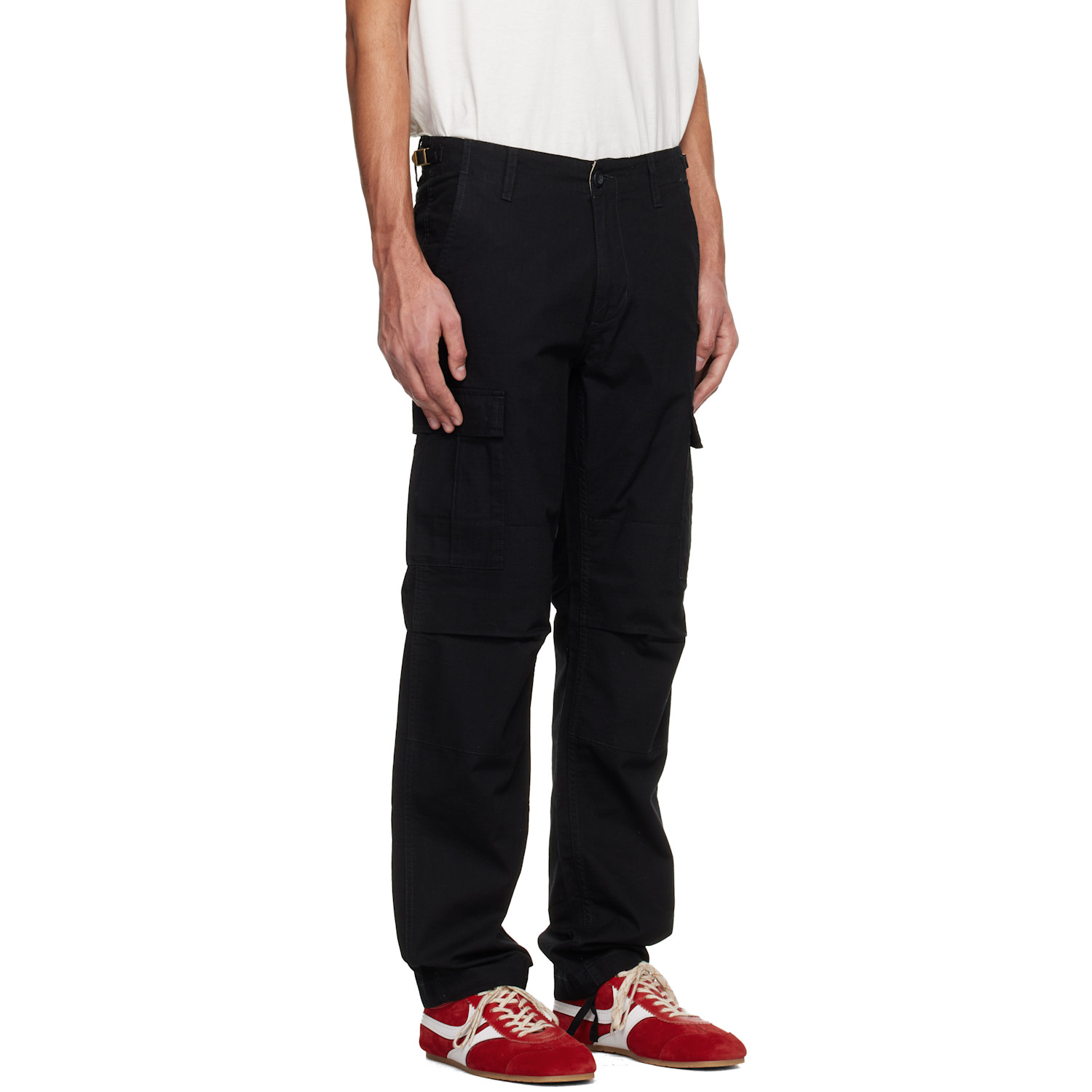  Carhartt Work In Progress Black Aviation Cargo Pants 