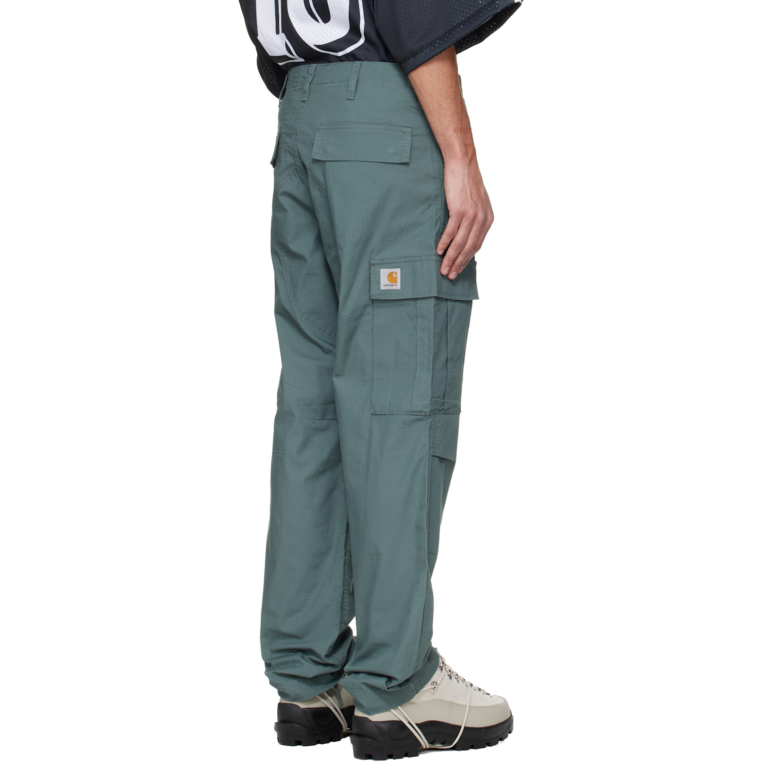  Carhartt Work In Progress Green Regular Cargo Pants 