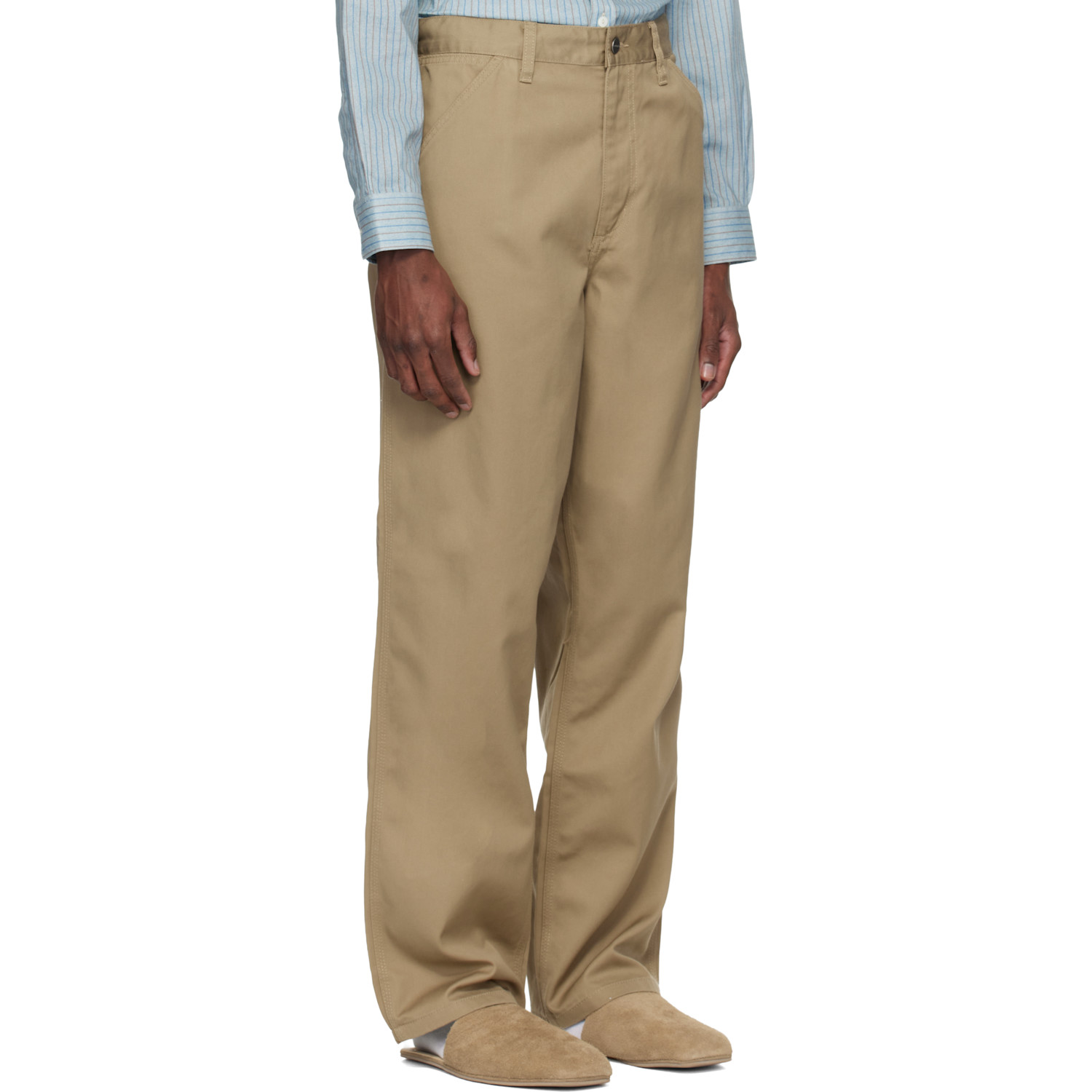  Carhartt Work In Progress Tan Simple Trousers 