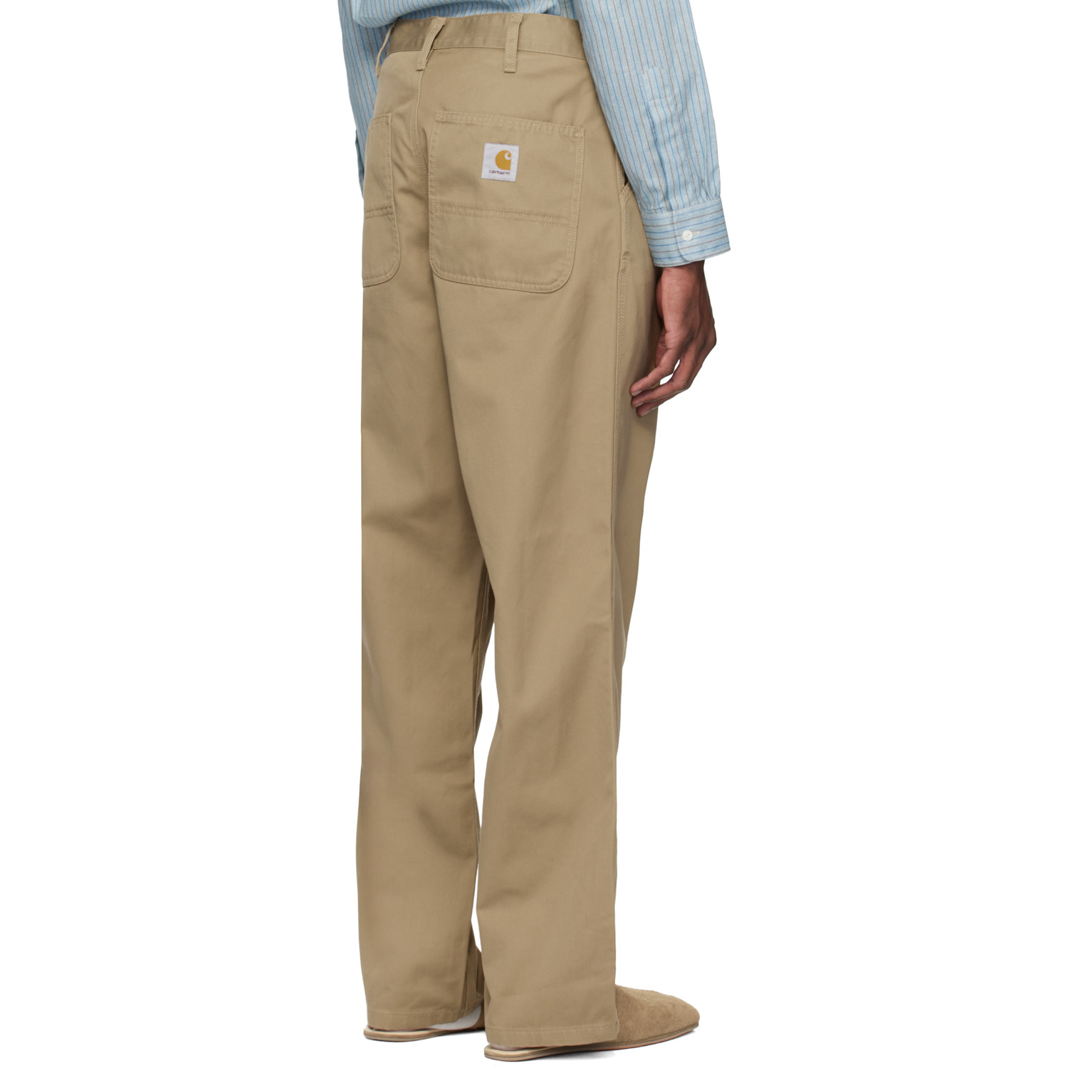  Carhartt Work In Progress Tan Simple Trousers 