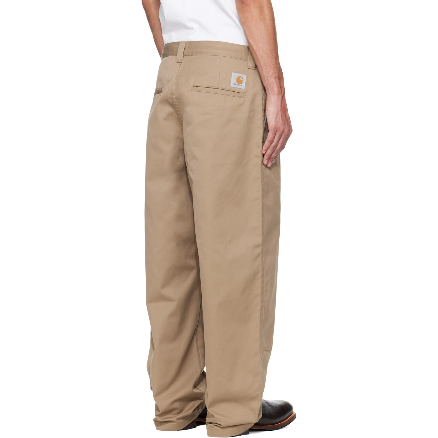  Carhartt Work In Progress Tan Brady Double Knee Chino Trousers 