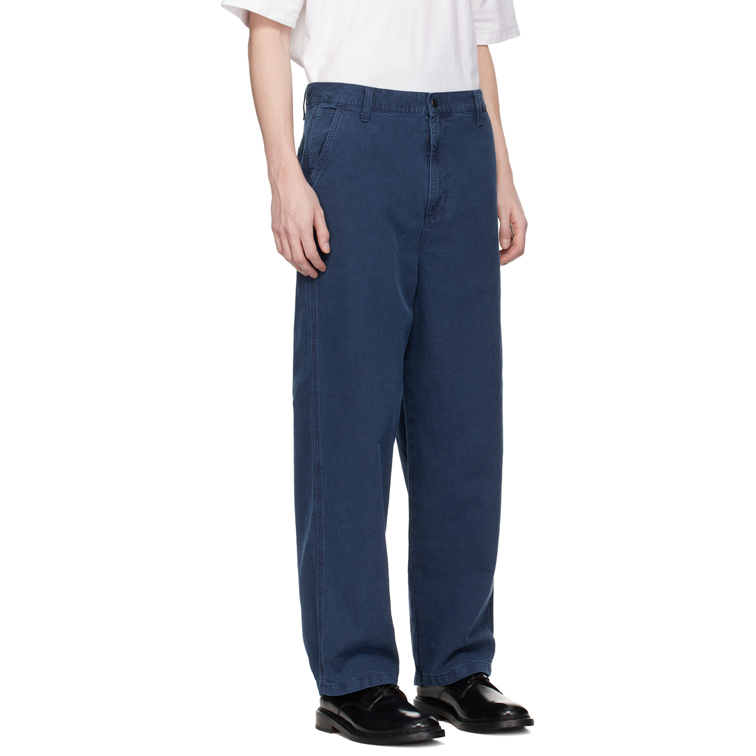  Carhartt Work In Progress Blue Parrish Corduroy Trousers 