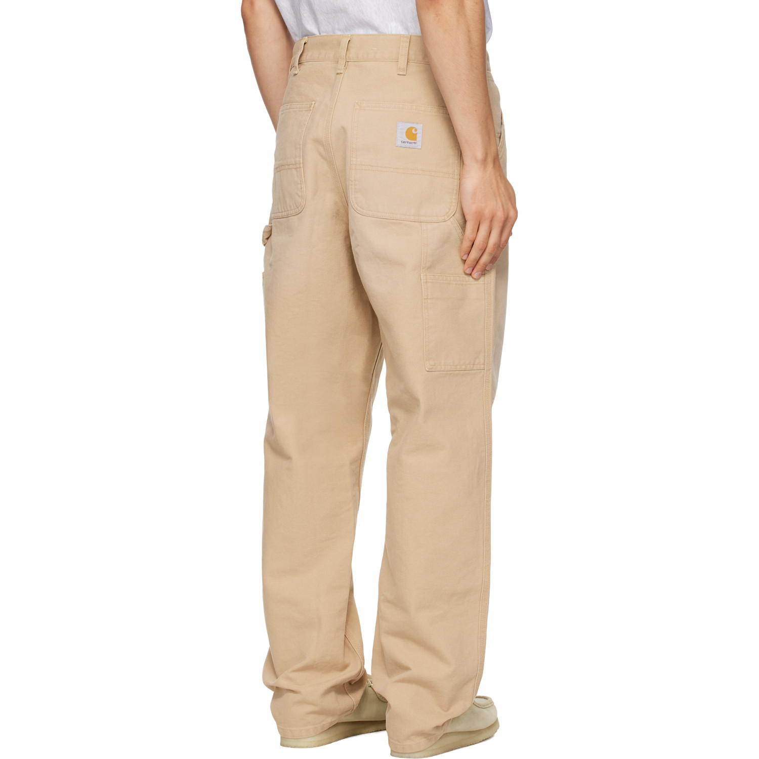  Carhartt Work In Progress Beige Single Knee Trousers 