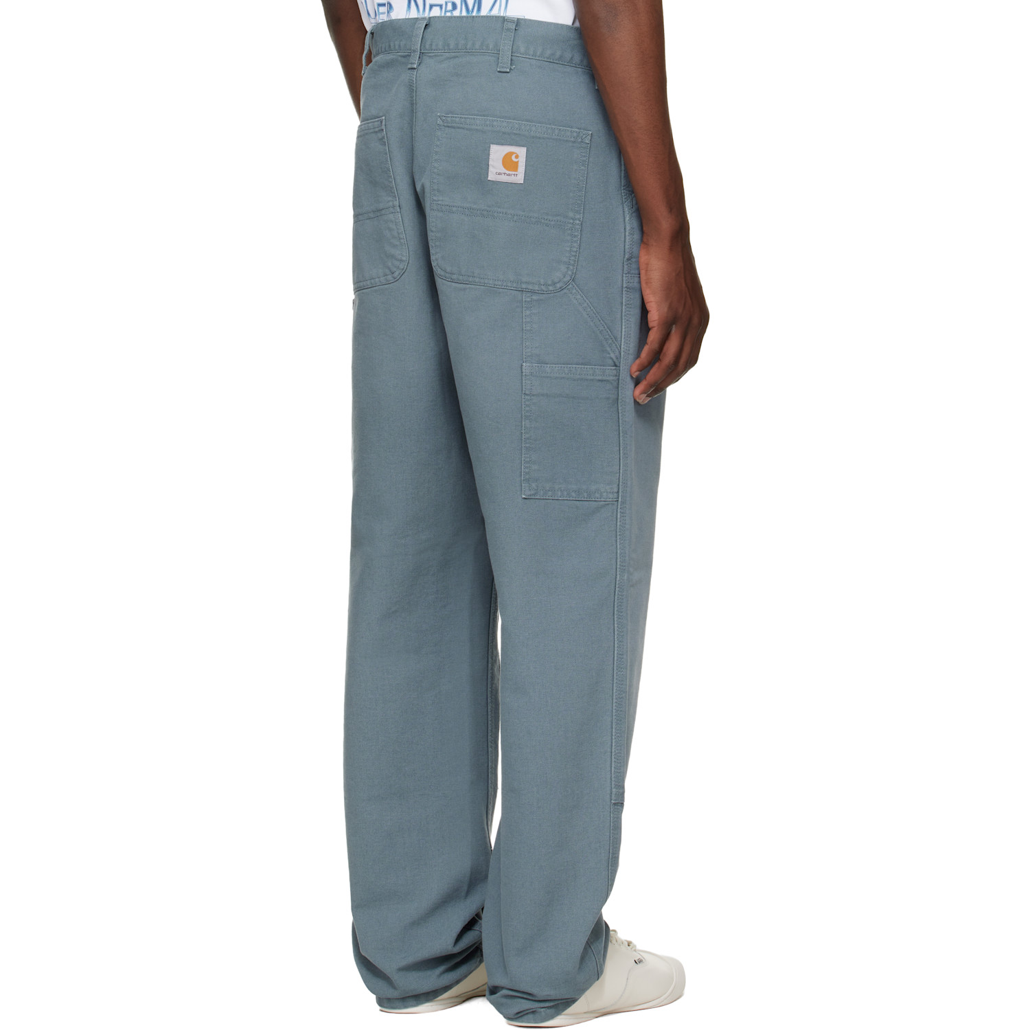  Carhartt Work In Progress Blue Double Knee Trousers 