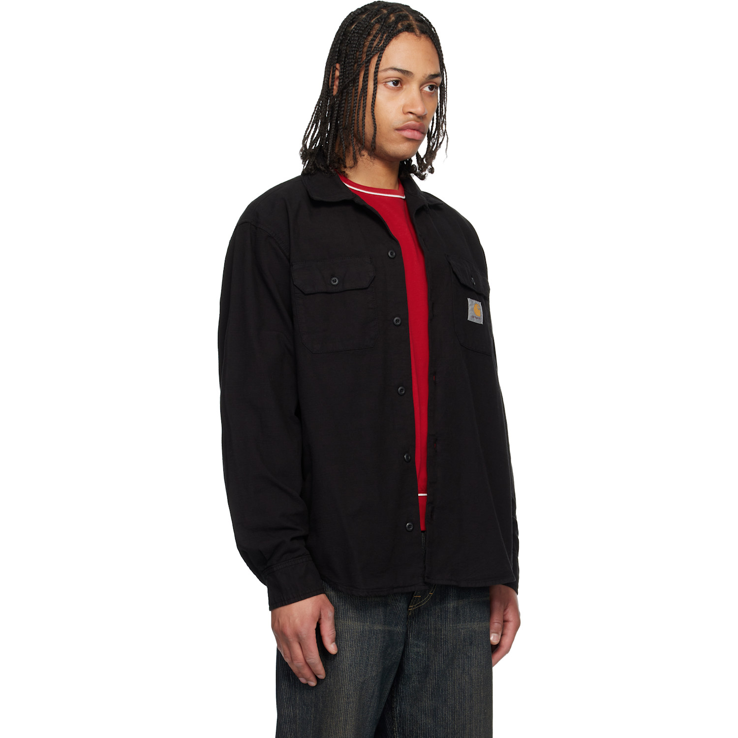  Carhartt Work In Progress Black Kelsey Shirt 