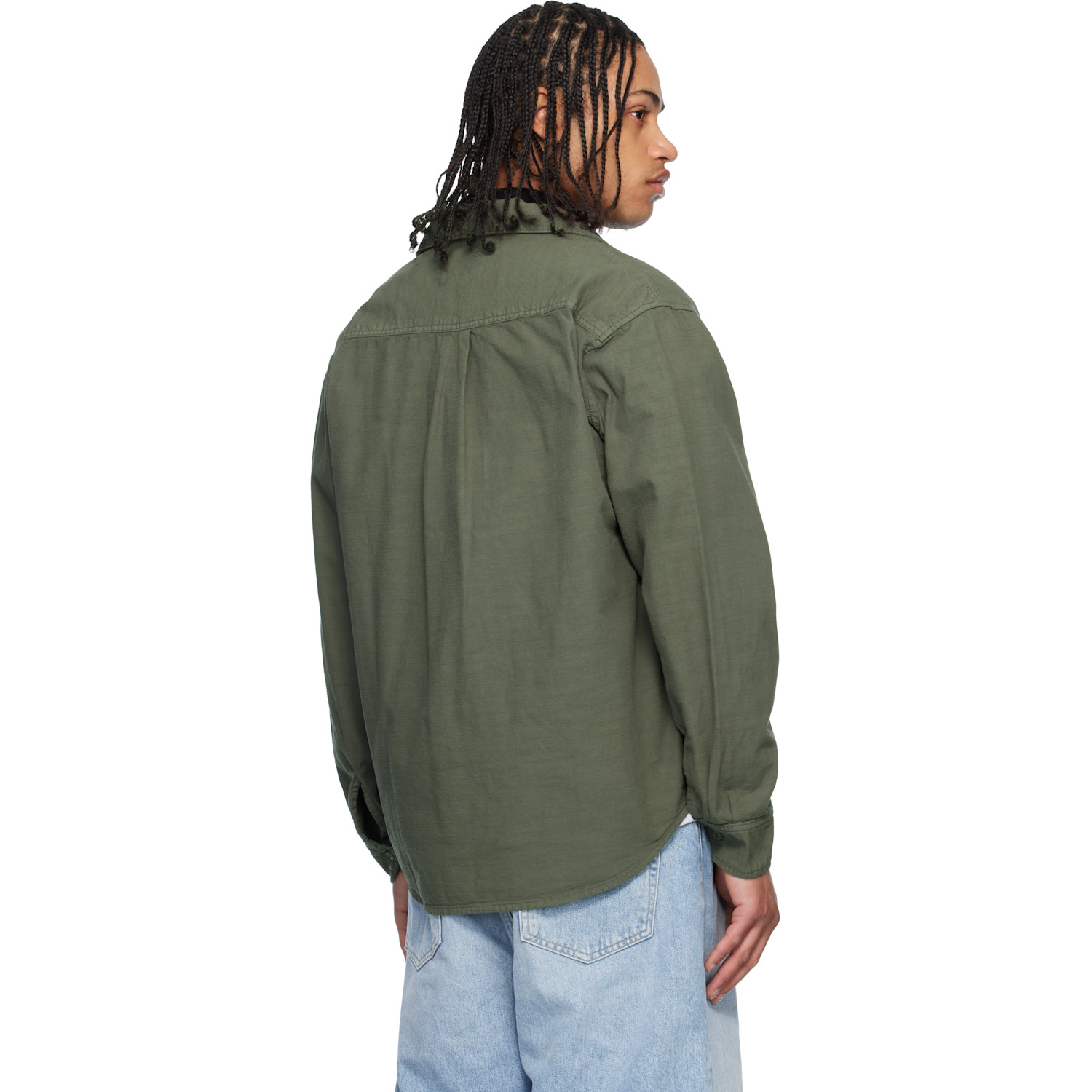  Carhartt Work In Progress Green Kelsey Shirt 