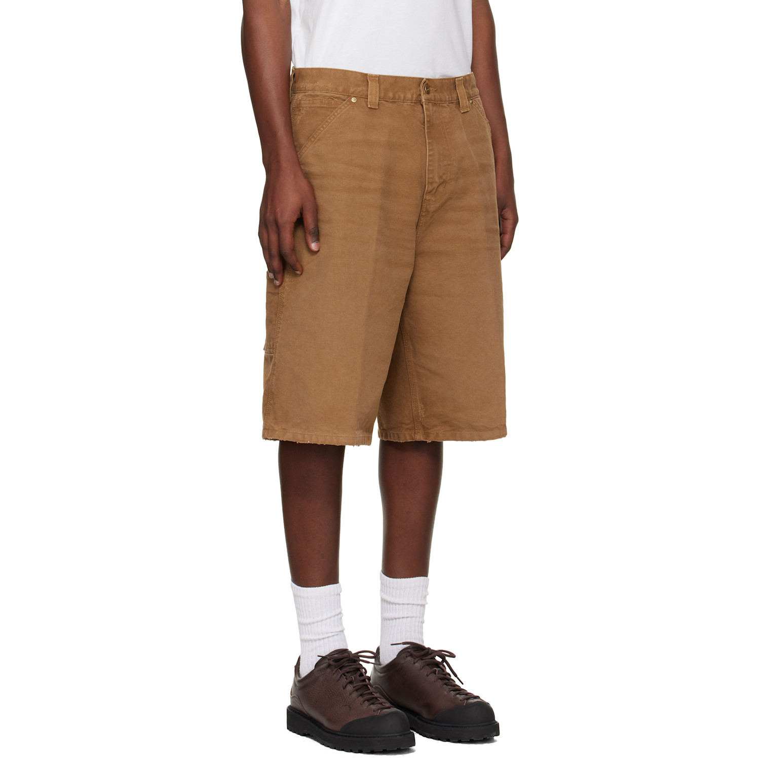  Carhartt Work In Progress Brown Og Double Knee Shorts 