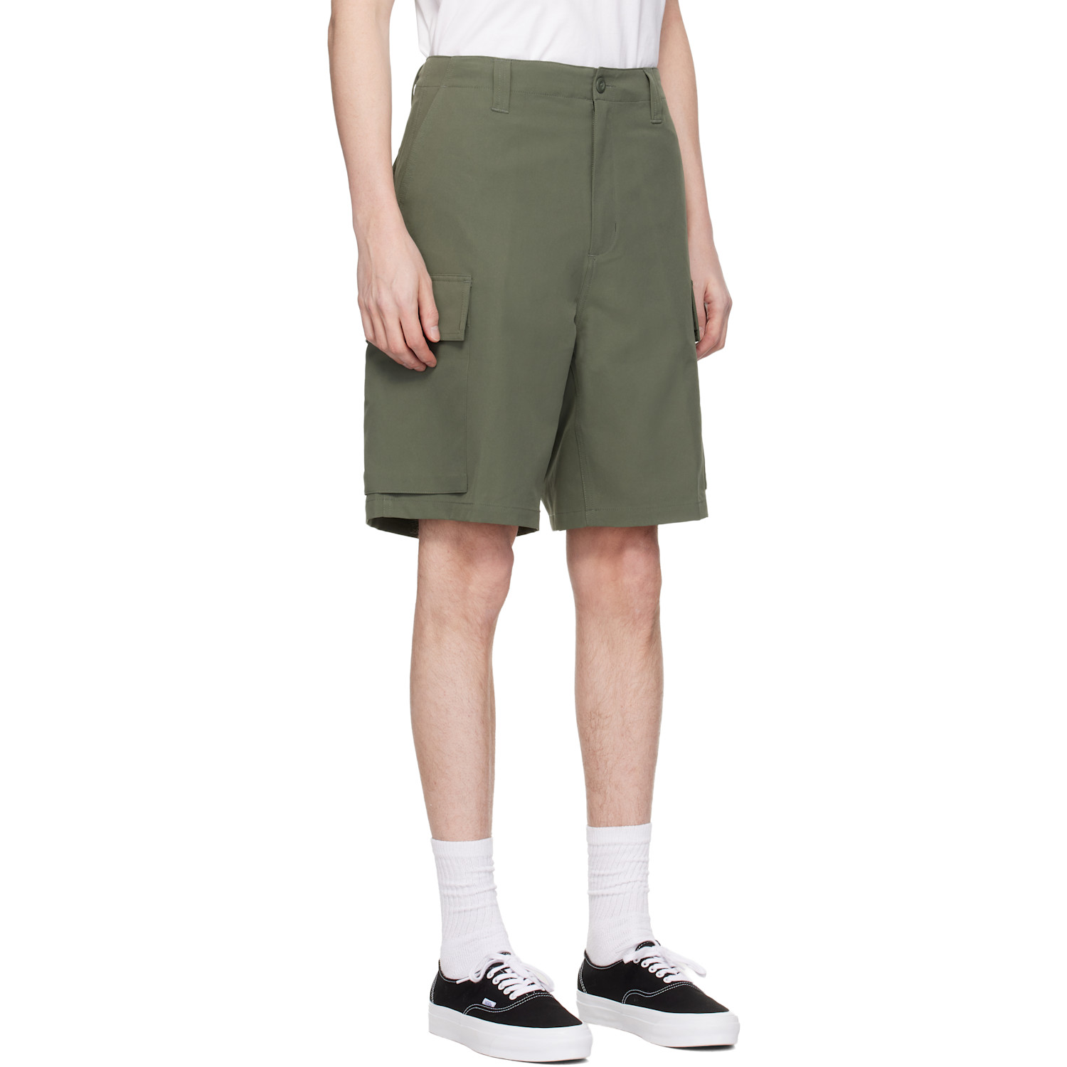  Carhartt Work In Progress Green Kade Cargo Shorts 