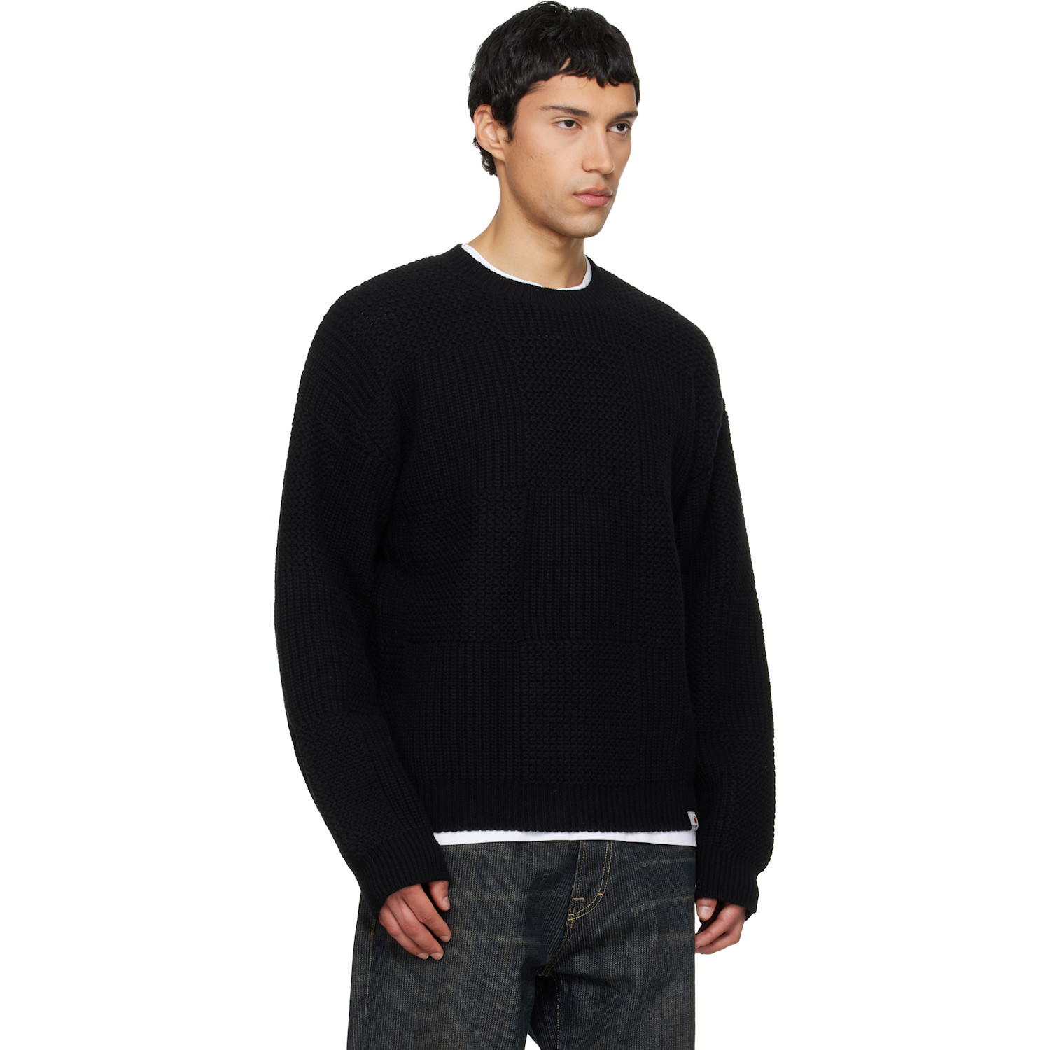  Carhartt Work In Progress Black Bishop Sweater 