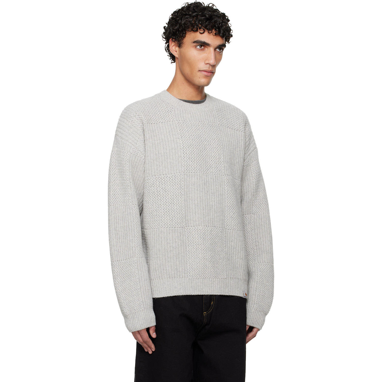  Carhartt Work In Progress Gray Bishop Sweater 
