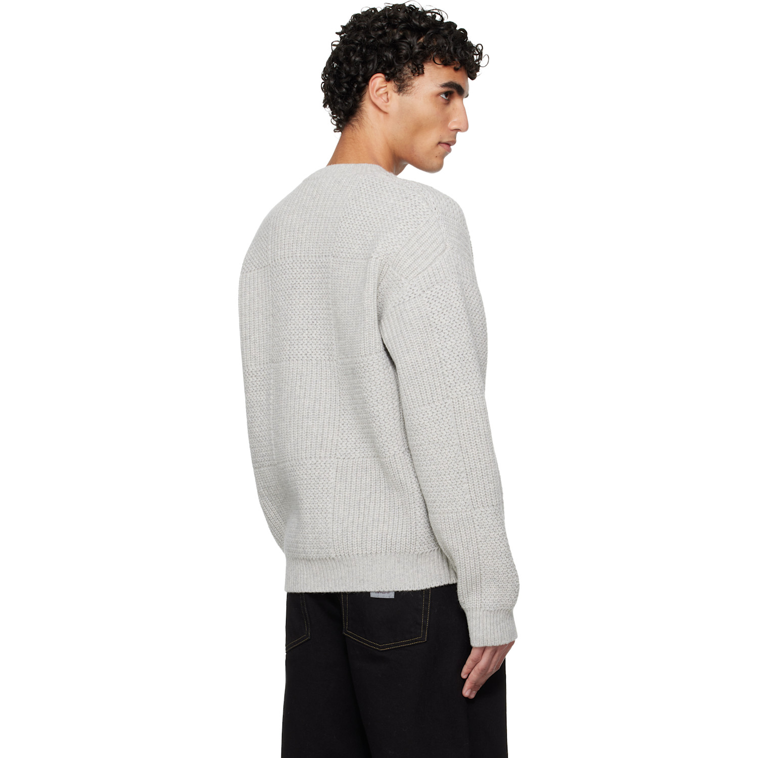  Carhartt Work In Progress Gray Bishop Sweater 