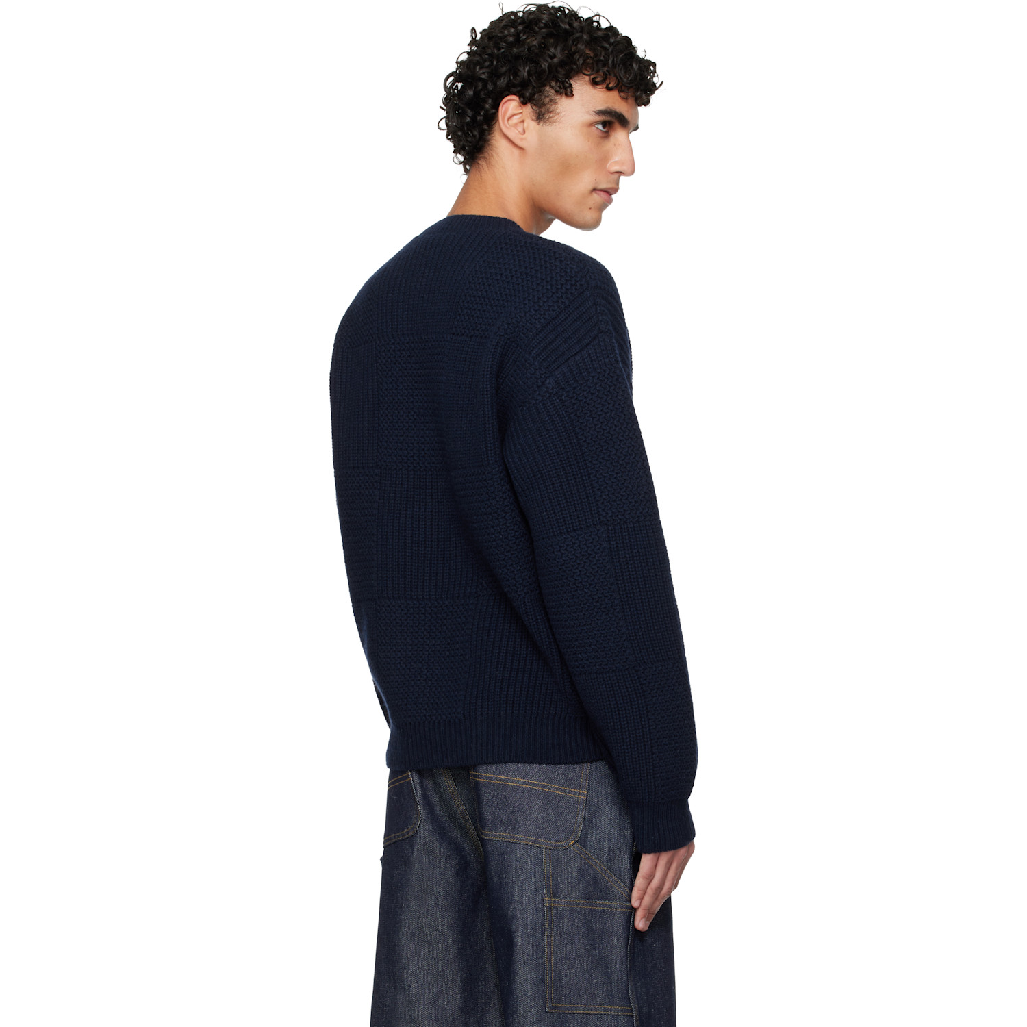  Carhartt Work In Progress Navy Bishop Sweater 