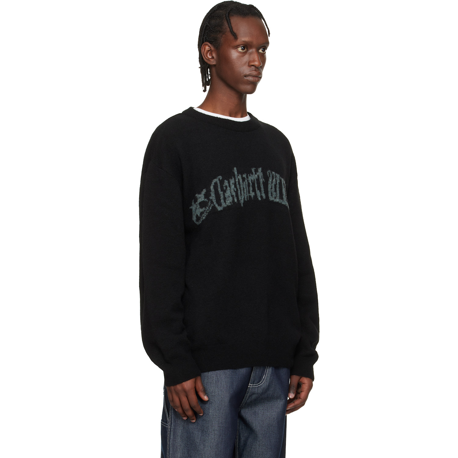  Carhartt Work In Progress Black Commuting Sweater 