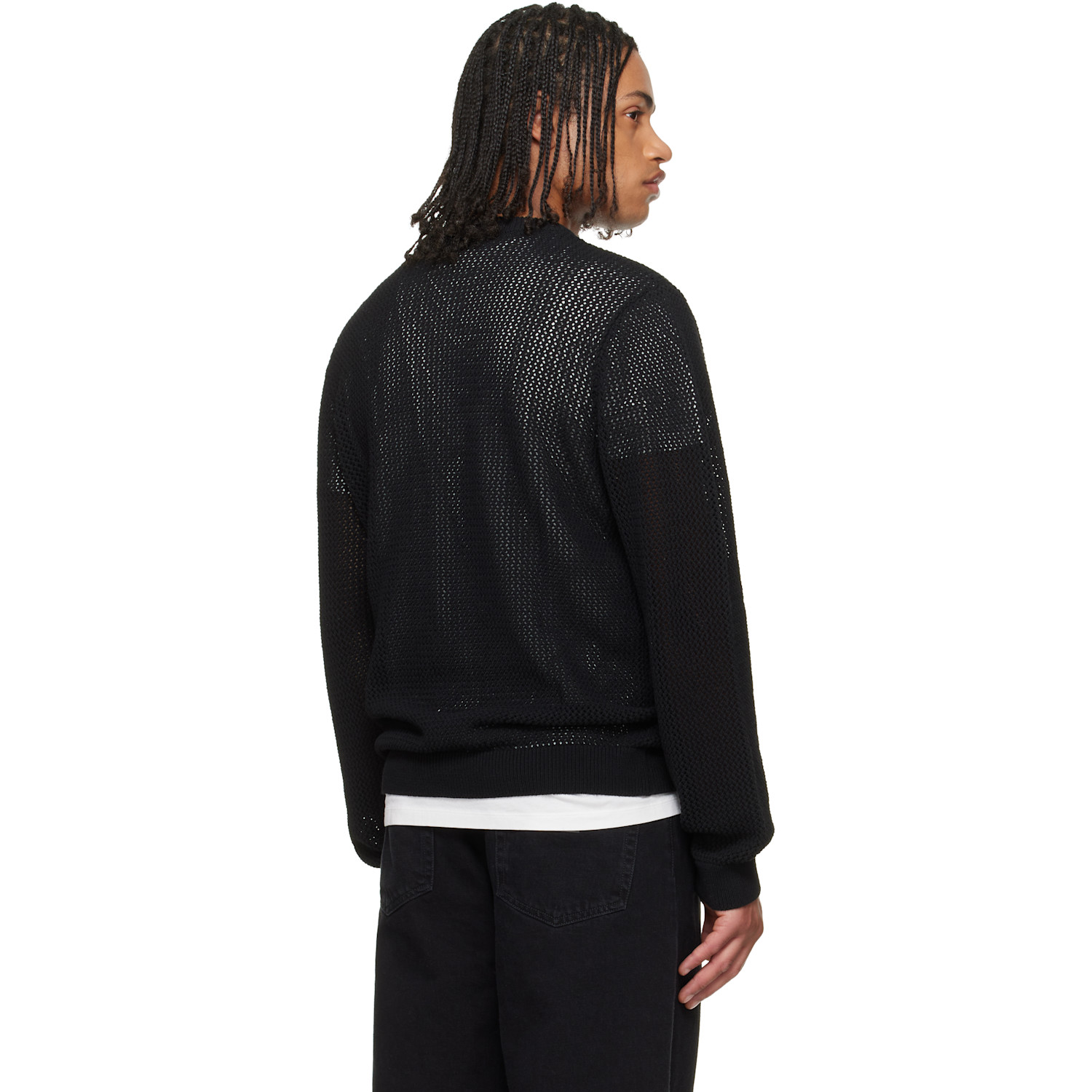  Carhartt Work In Progress Black Stockton Sweater 