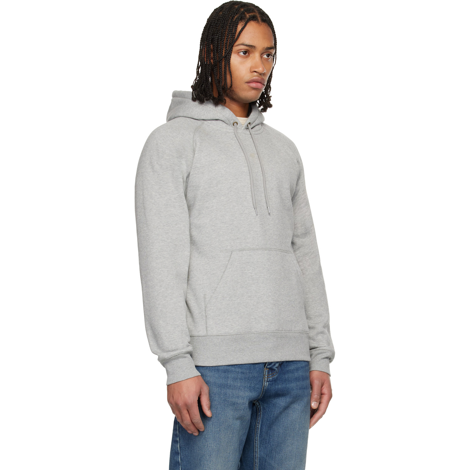  Carhartt Work In Progress Gray Chase Hoodie 