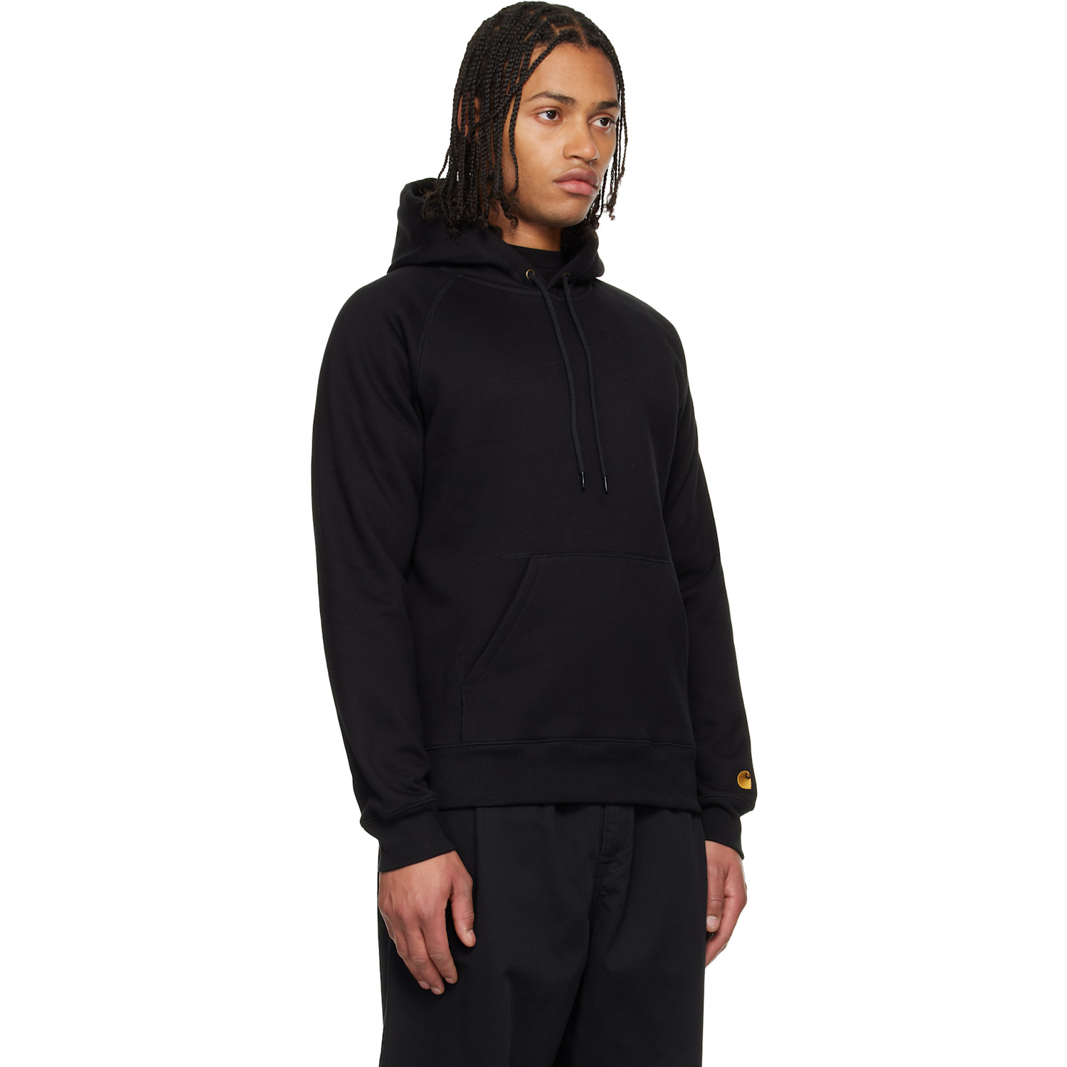  Carhartt Work In Progress Black Chase Hoodie 