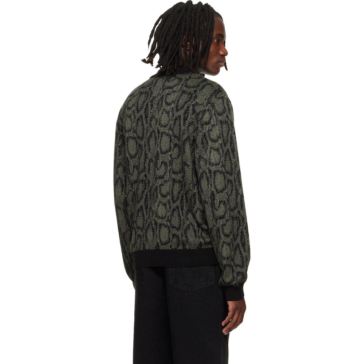  Carhartt Work In Progress Gray & Black Snake Polo 