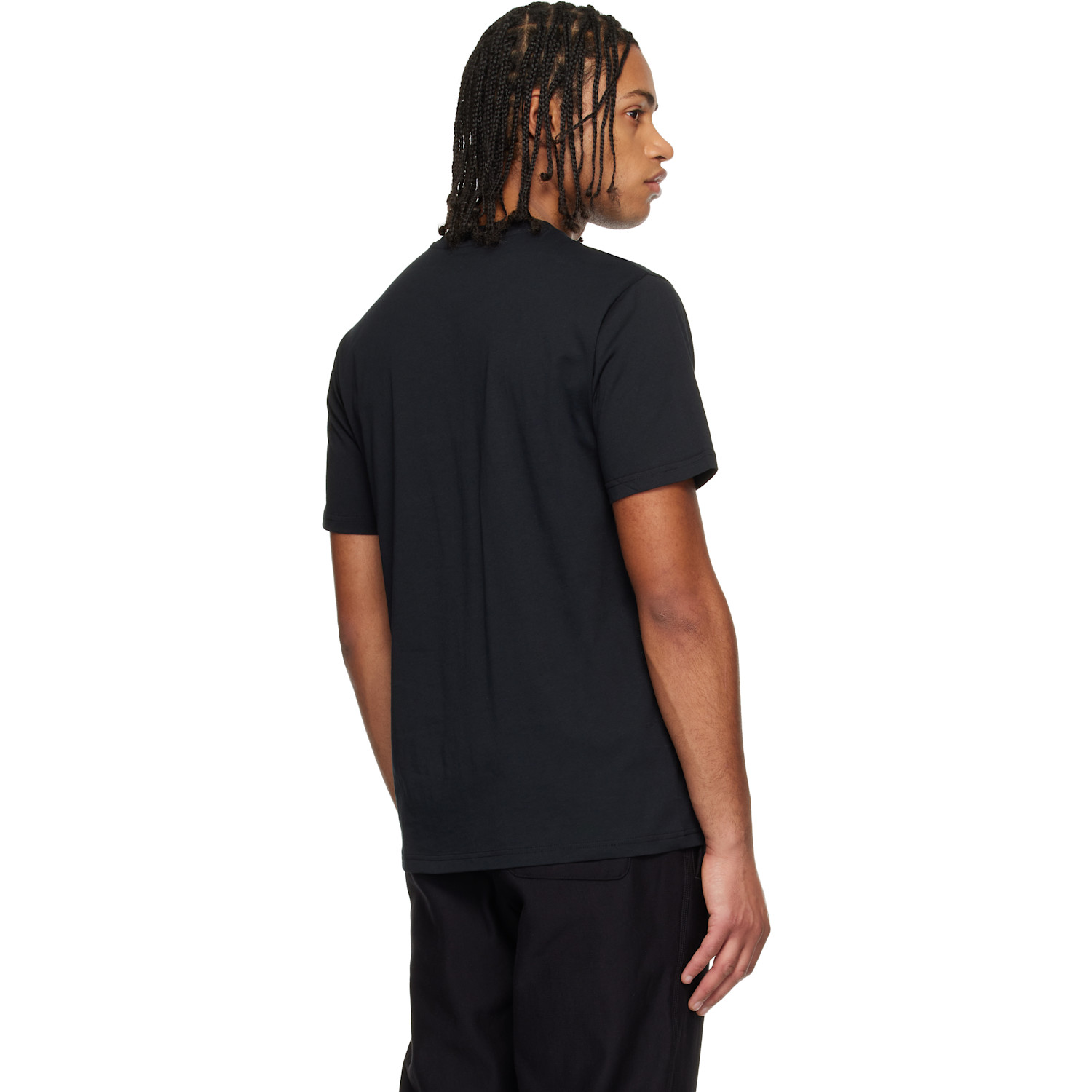  Carhartt Work In Progress Two-pack Black Standard Crew Neck T-shirts 