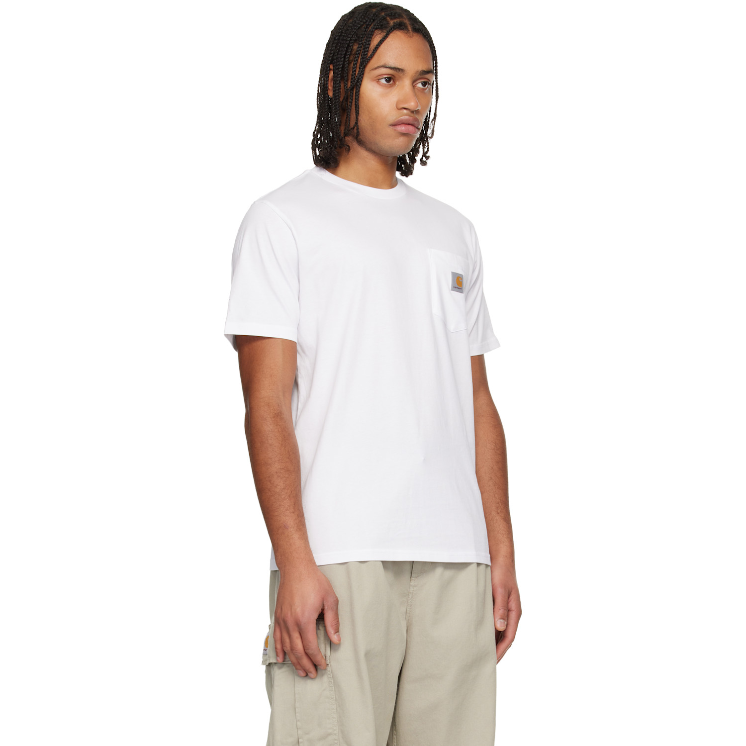  Carhartt Work In Progress White Pocket T-shirt 