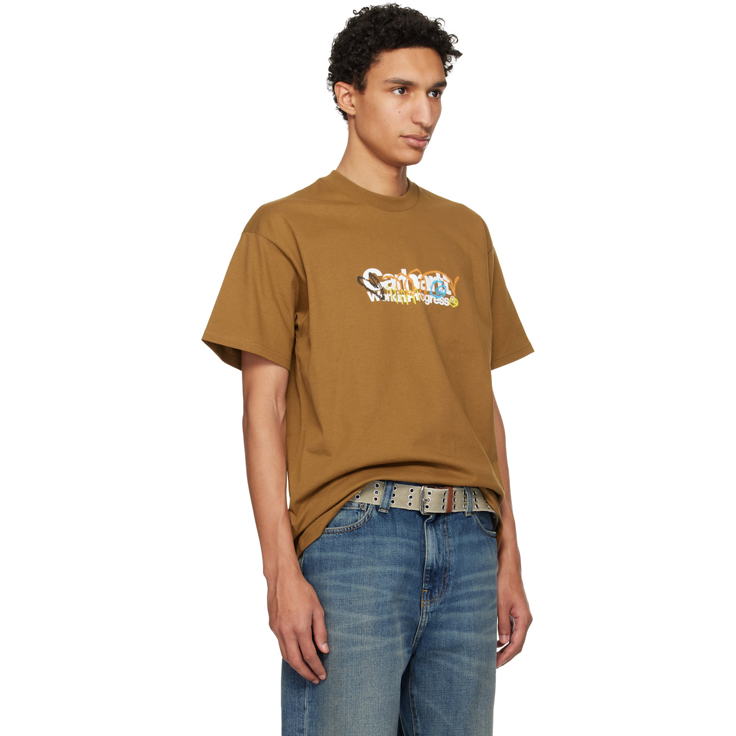  Carhartt Work In Progress Brown S/s Primary T-shirt 