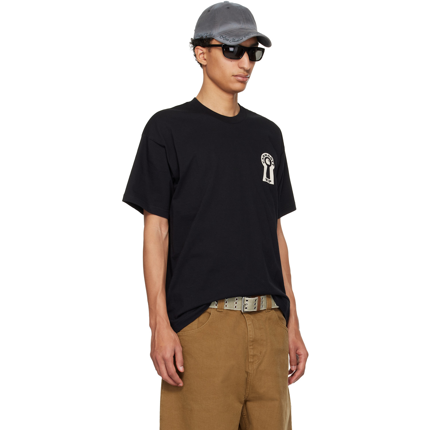  Carhartt Work In Progress Black S/s Locked T-shirt 